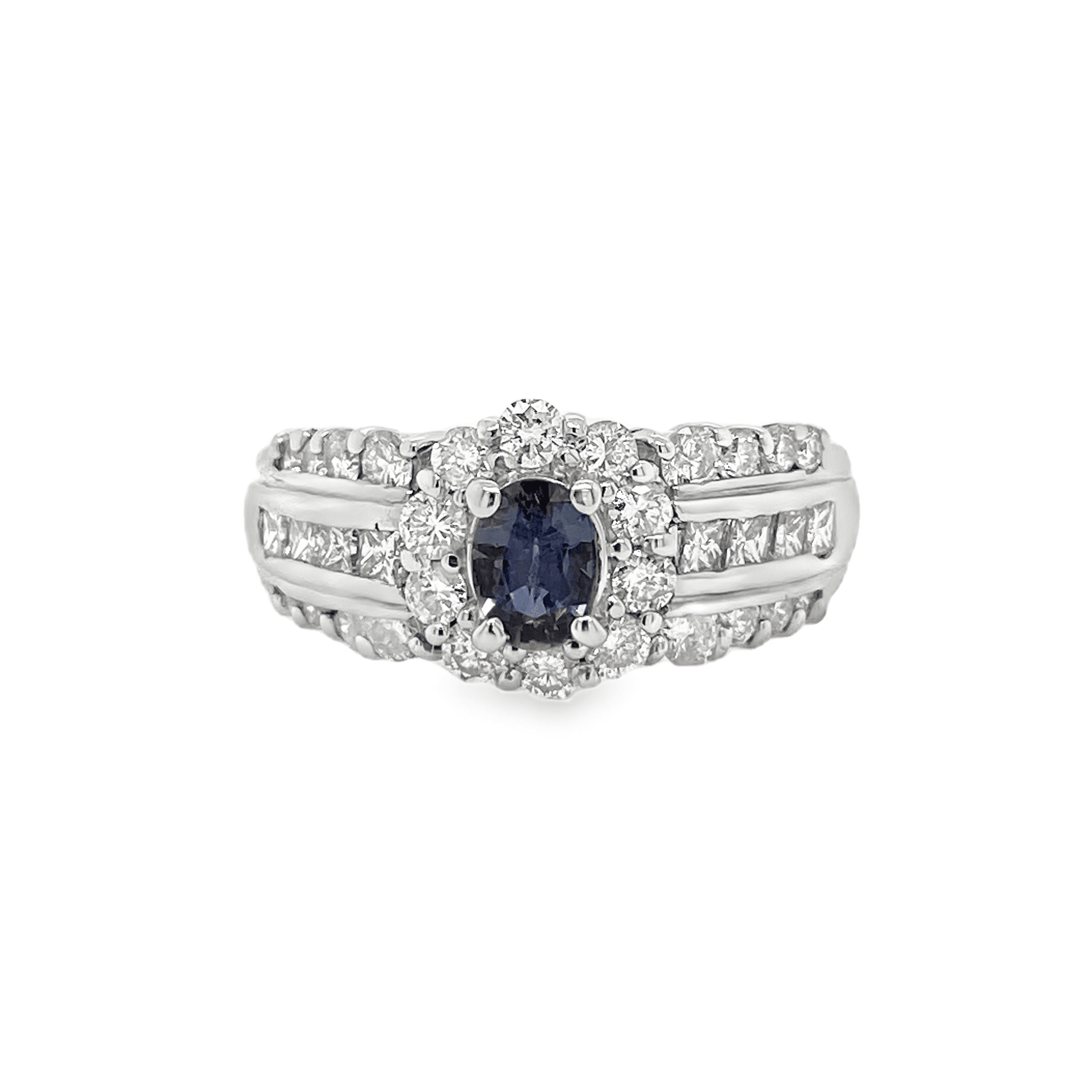 0.30ct Oval Brazil Alexandrite & Diamond Platinum Ring - Candid Japan