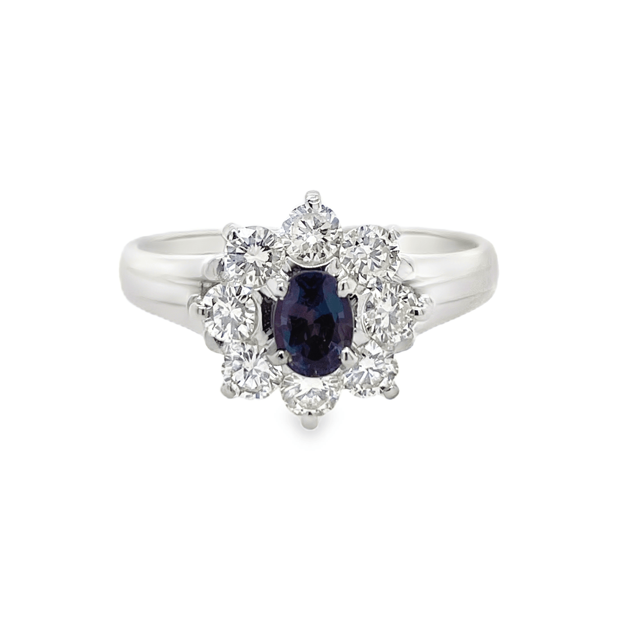 0.33ct Oval Brazil Alexandrite Ring - Candid Japan