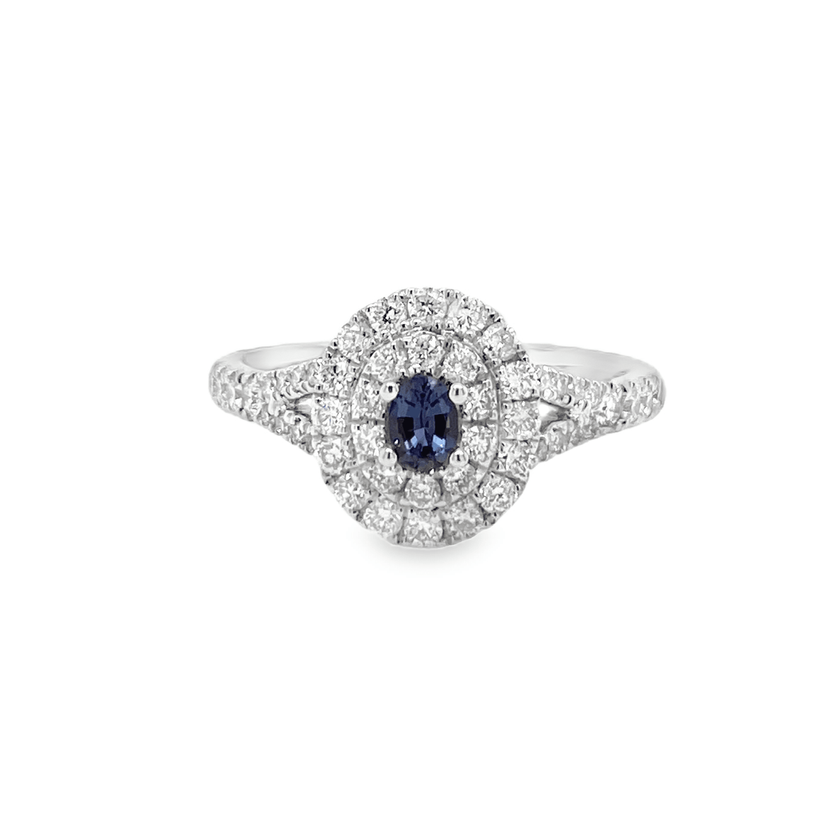 0.169ct Oval Brazil Alexandrite & Diamond Platinum Ring - Candid Japan