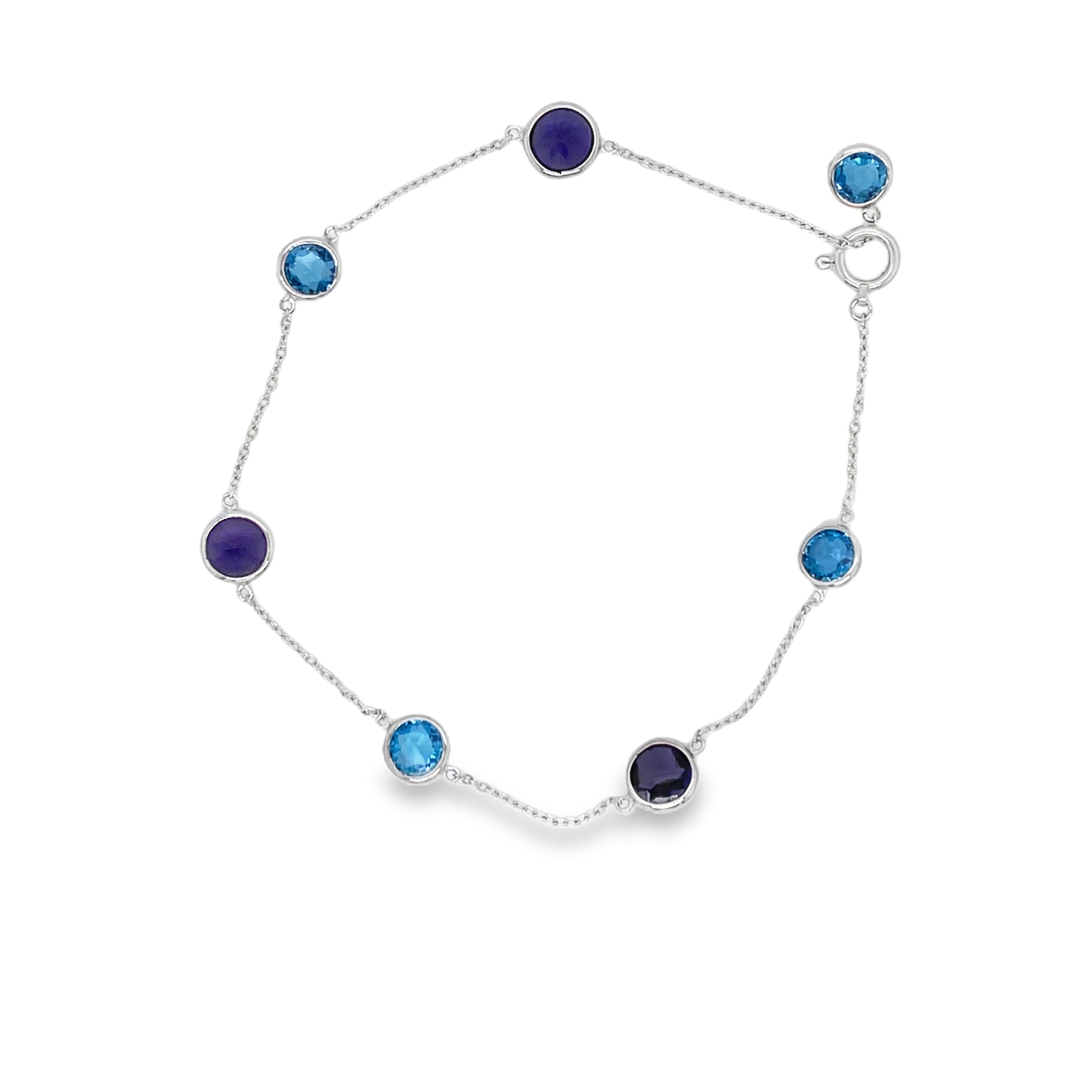Oceanette Iolite & Blue Topaz Bracelet