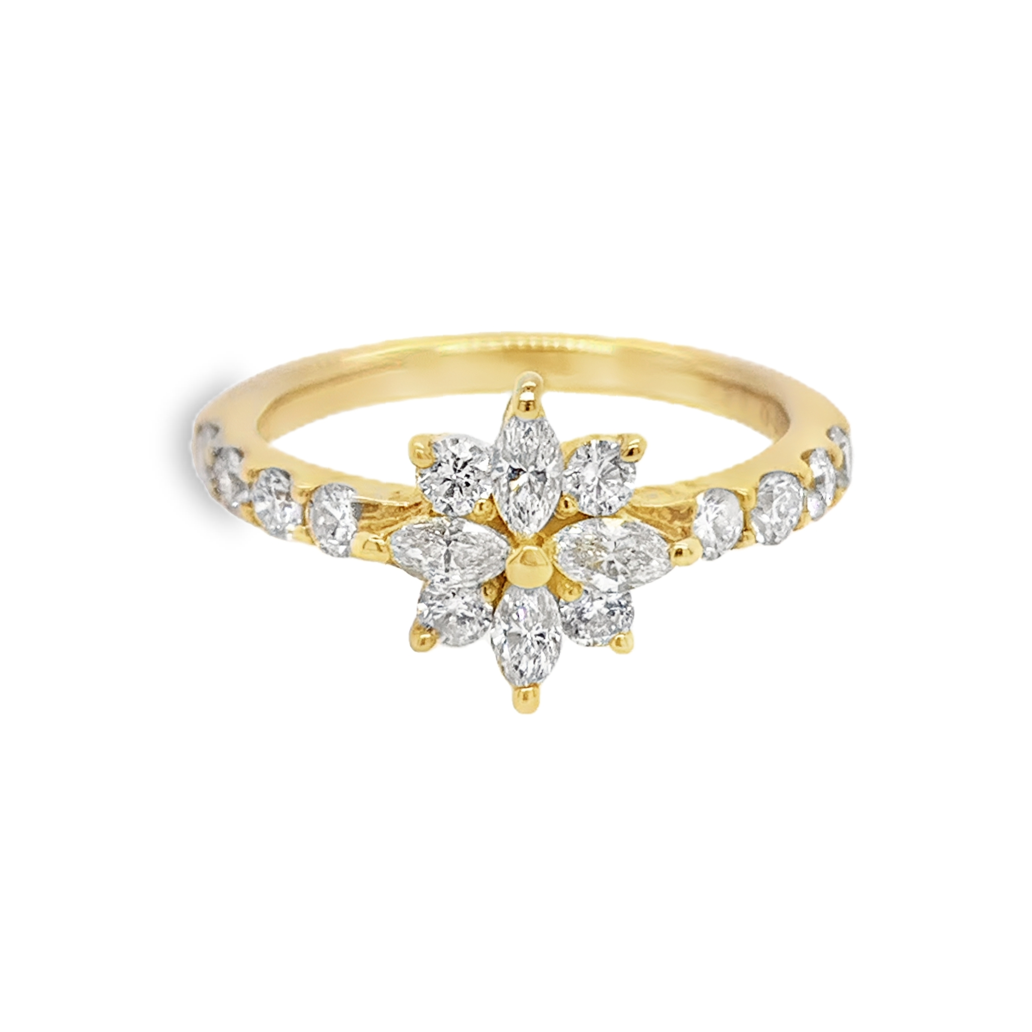 Floral Diamond Ring