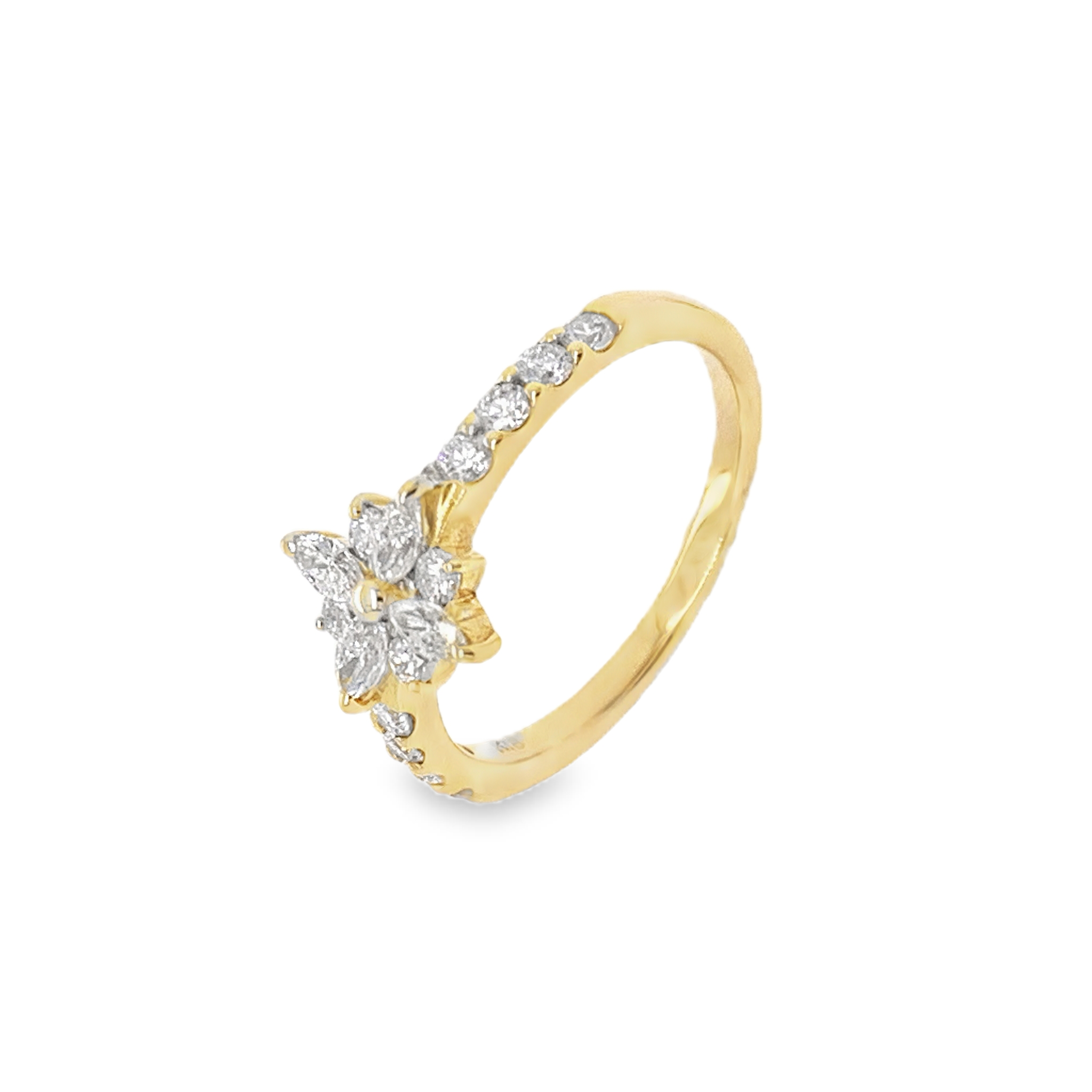 Floral Diamond Ring