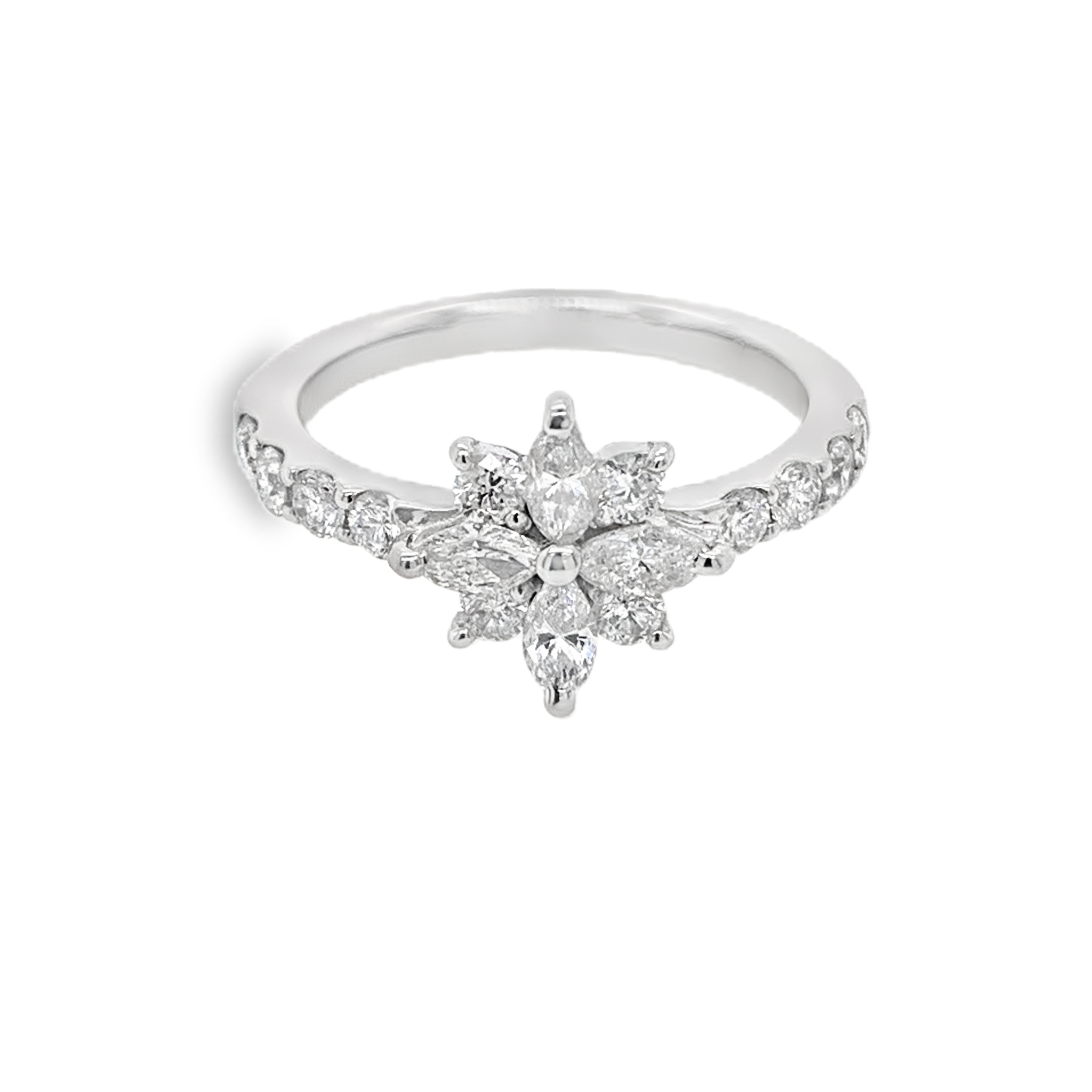 Floral Diamond Ring