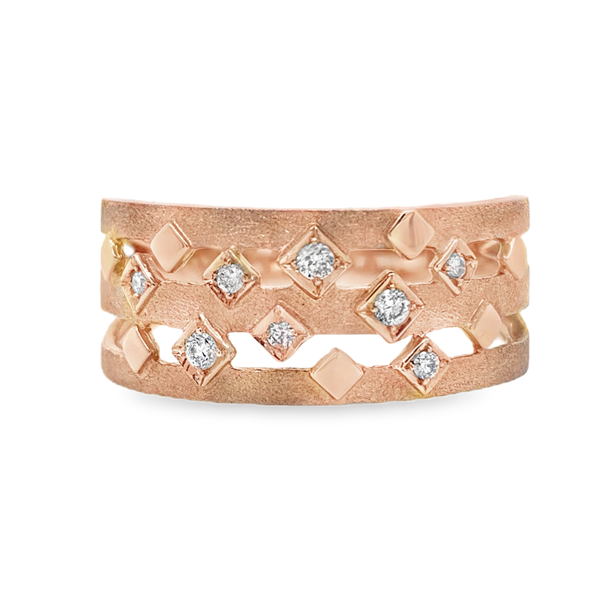 Geometric Diamond Ring