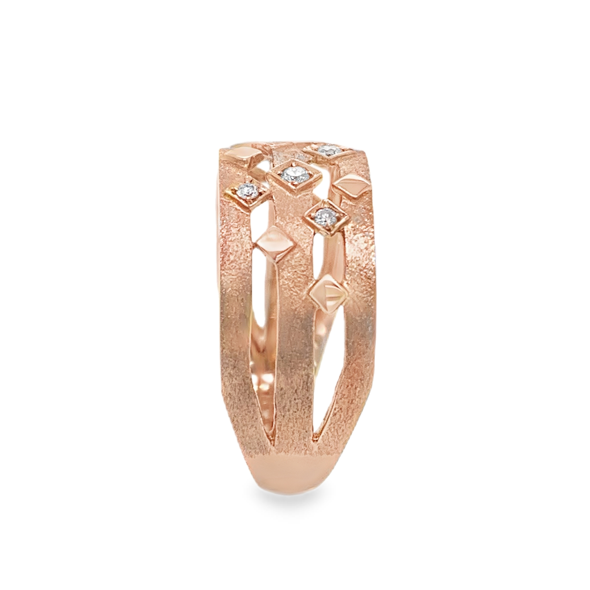 Geometric Diamond Ring