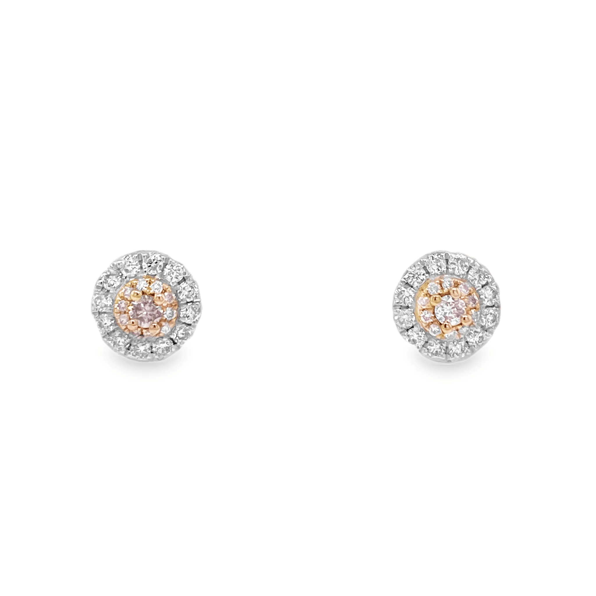 0.2ct Fancy Pink Diamond Earring - Candid Japan