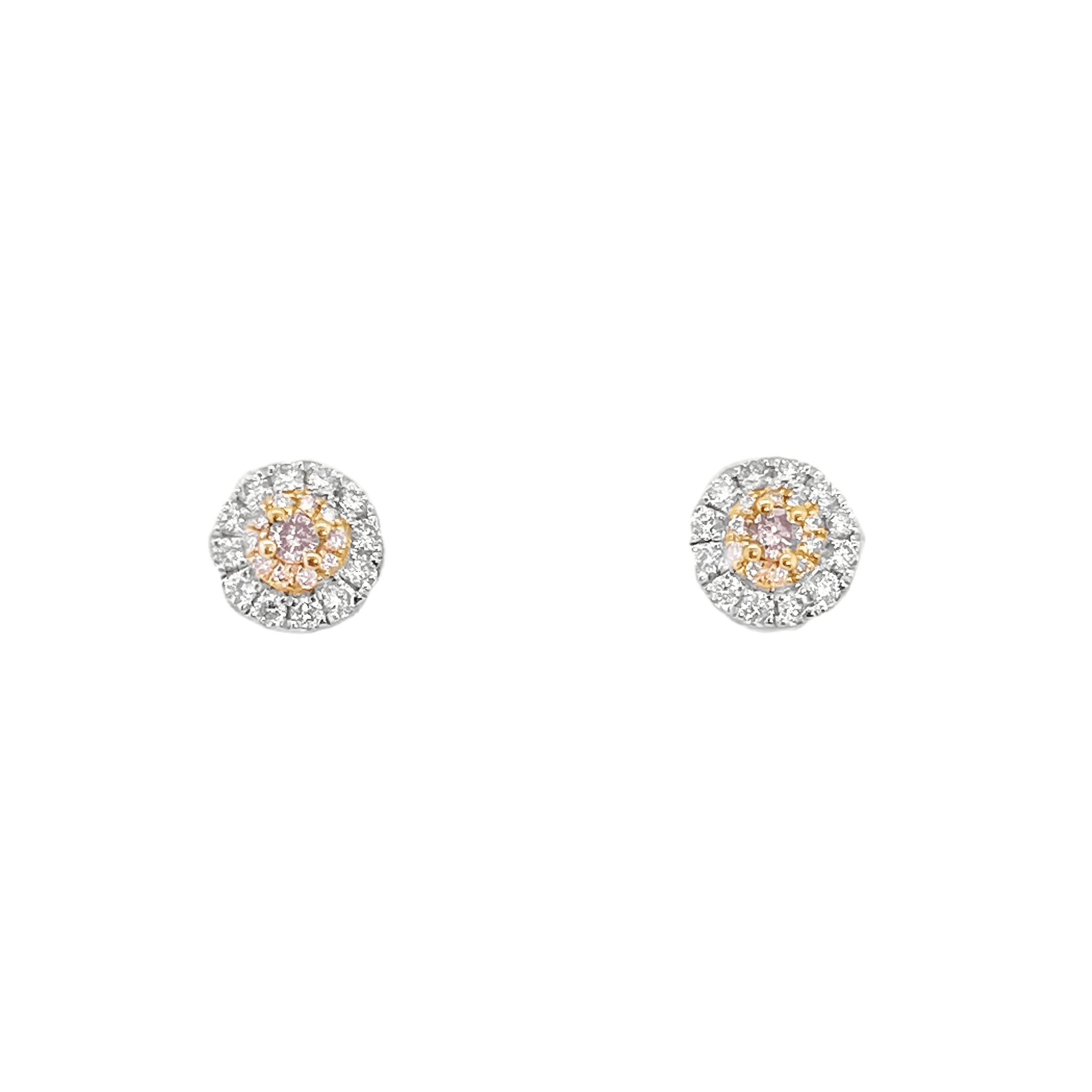 0.2ct Fancy Pink Diamond Earring - Candid Japan