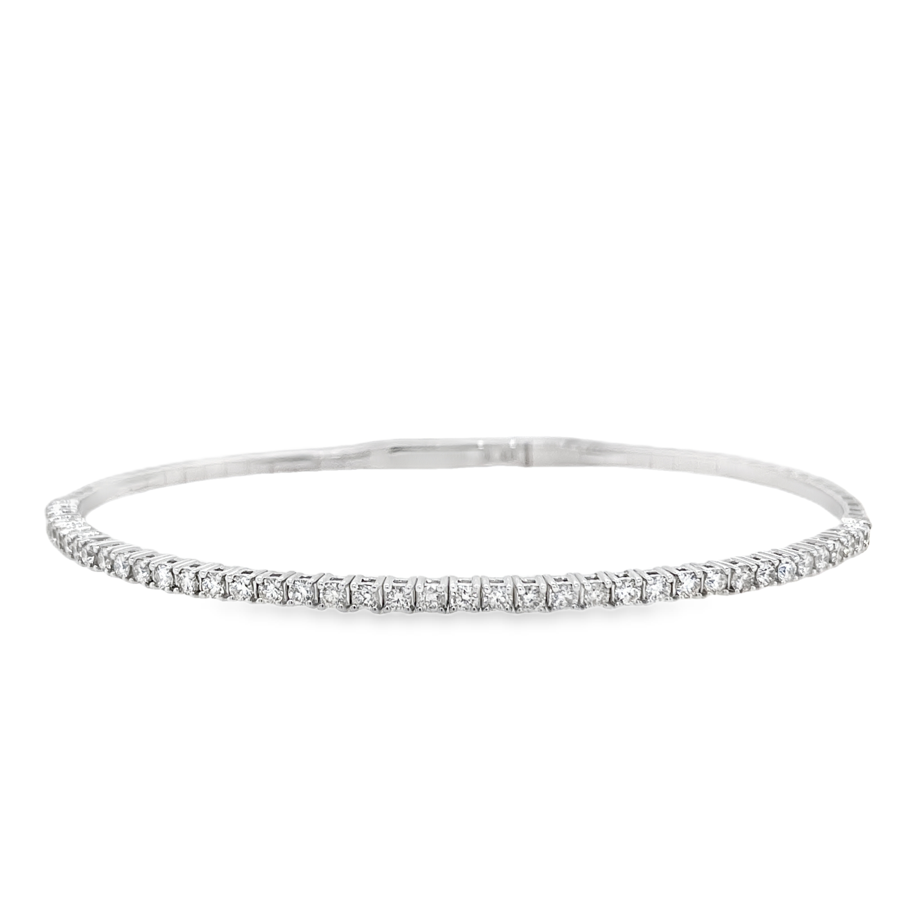 Flexible 0.90CT Diamond Bangle