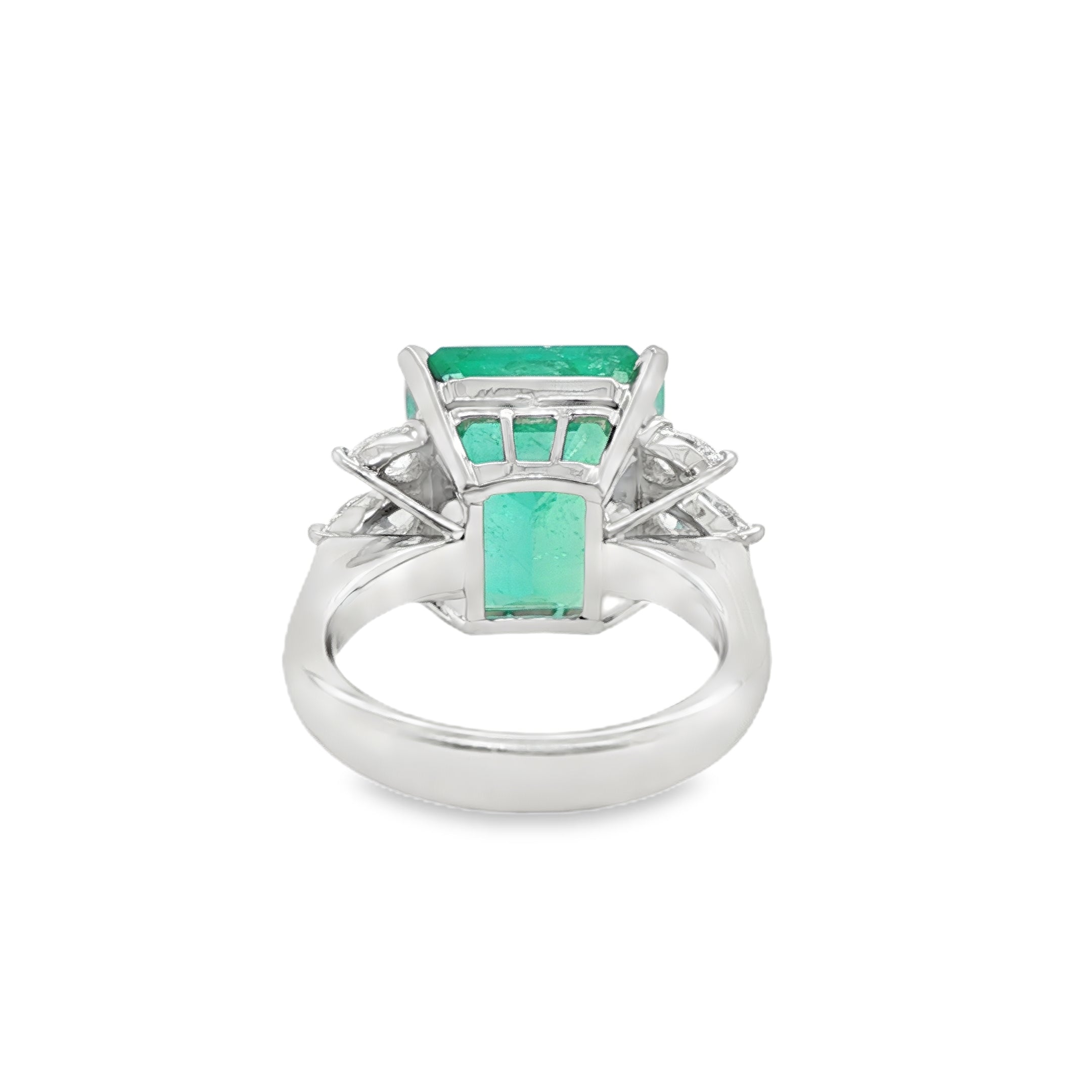9.90ct Colombian Emerald Octagonal Ring