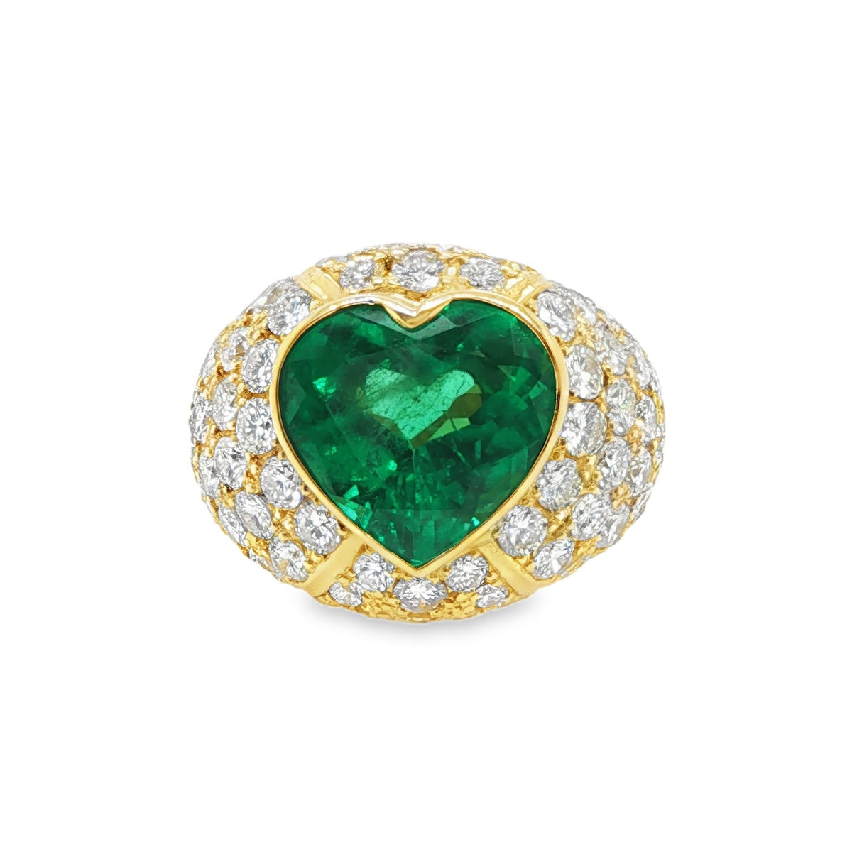 4.75ct Colombian Heart-Shaped Emerald