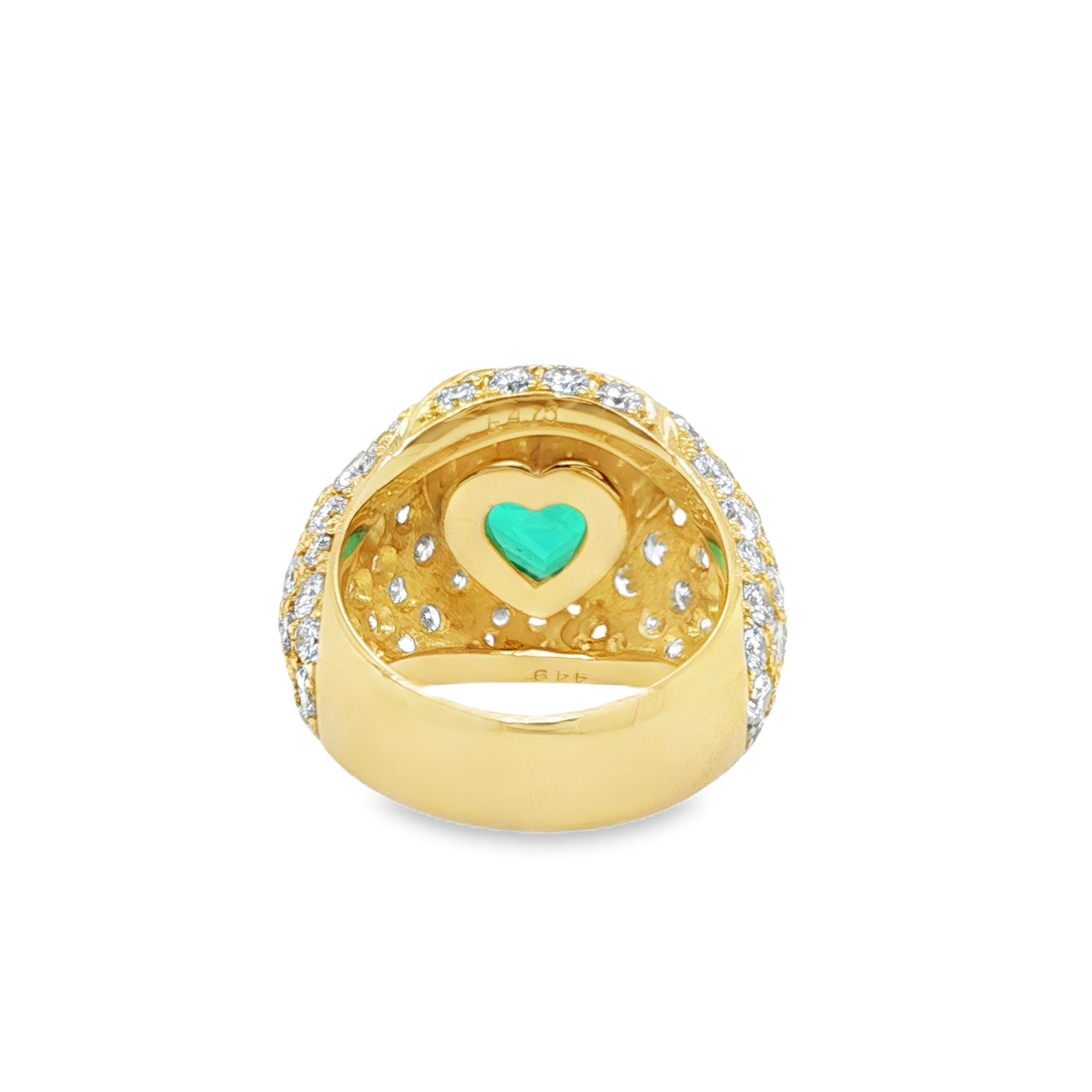 4.75ct Colombian Heart-Shaped Emerald