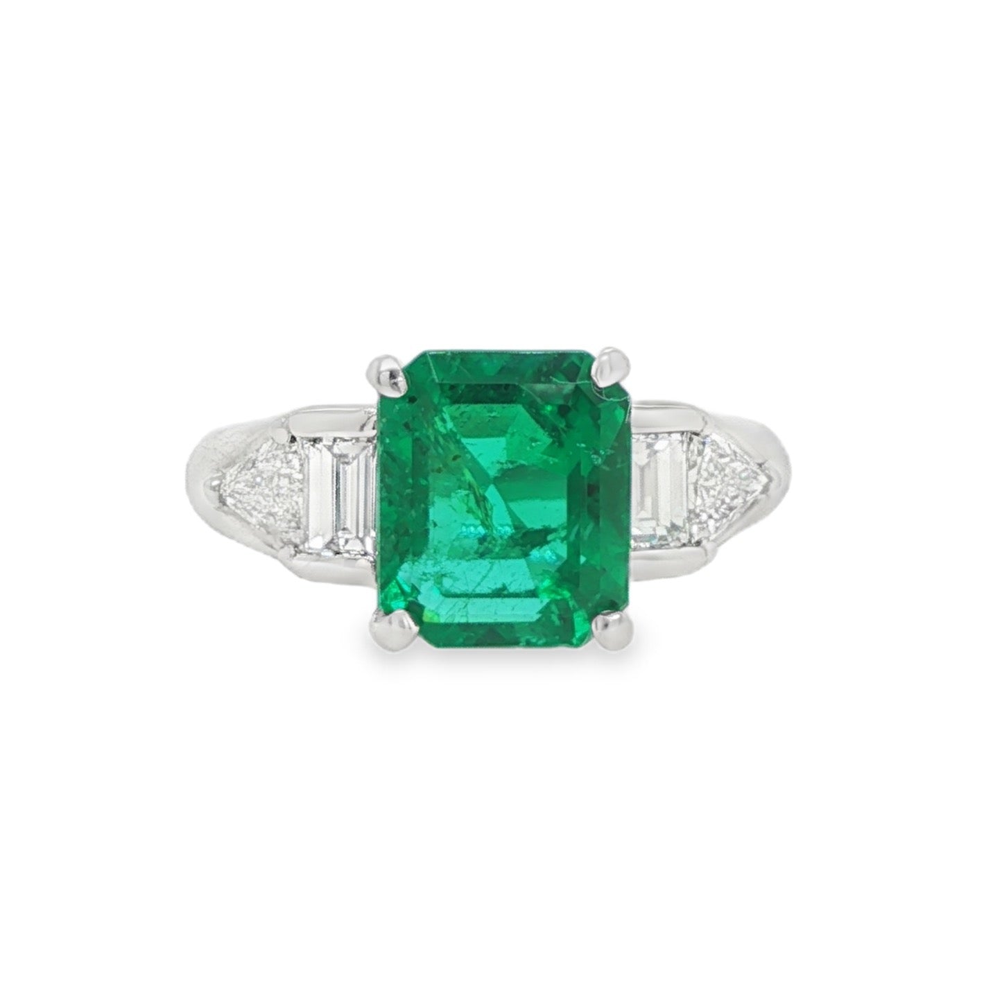 2.94ct Colombian Emerald Ring
