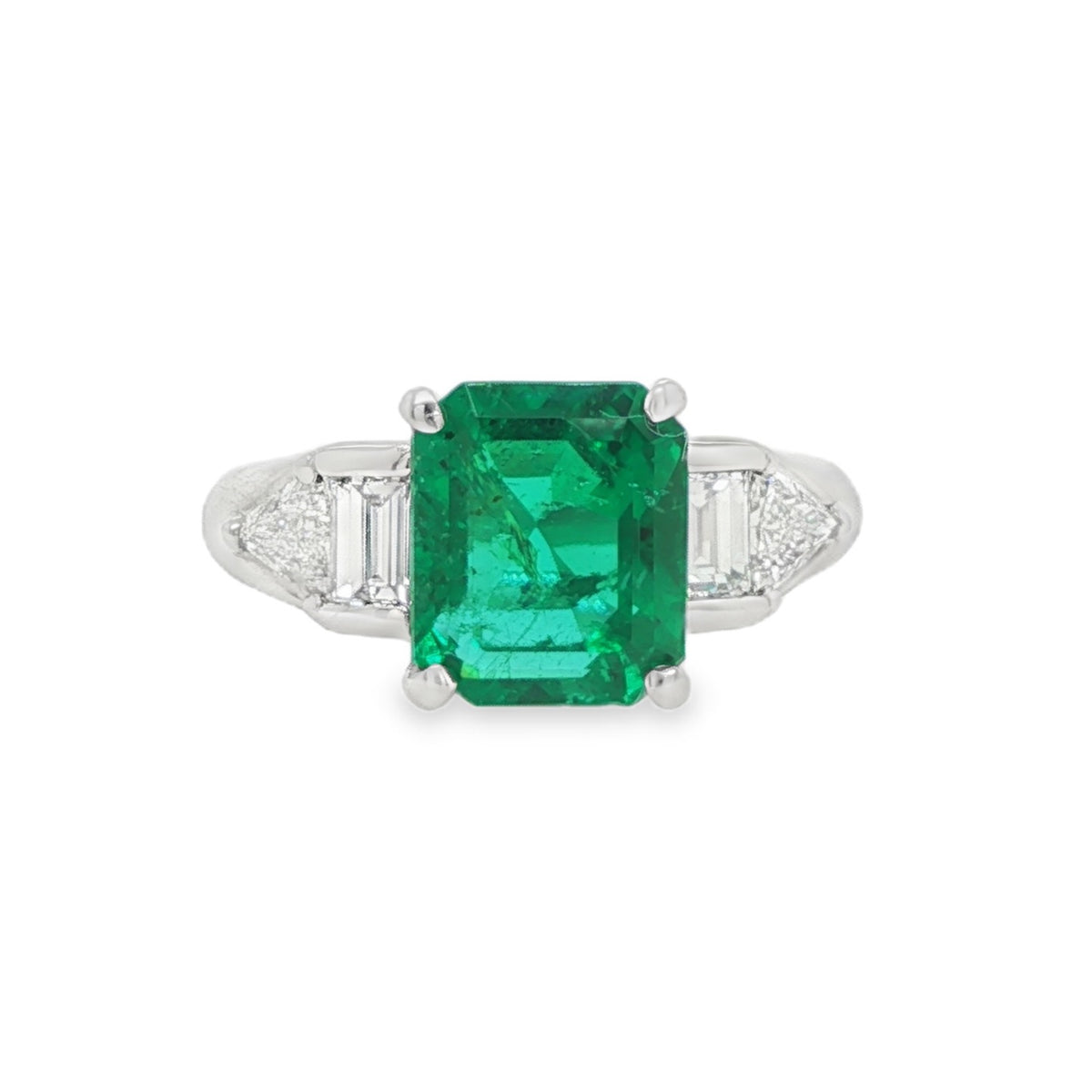 2.94ct Colombian Emerald Ring