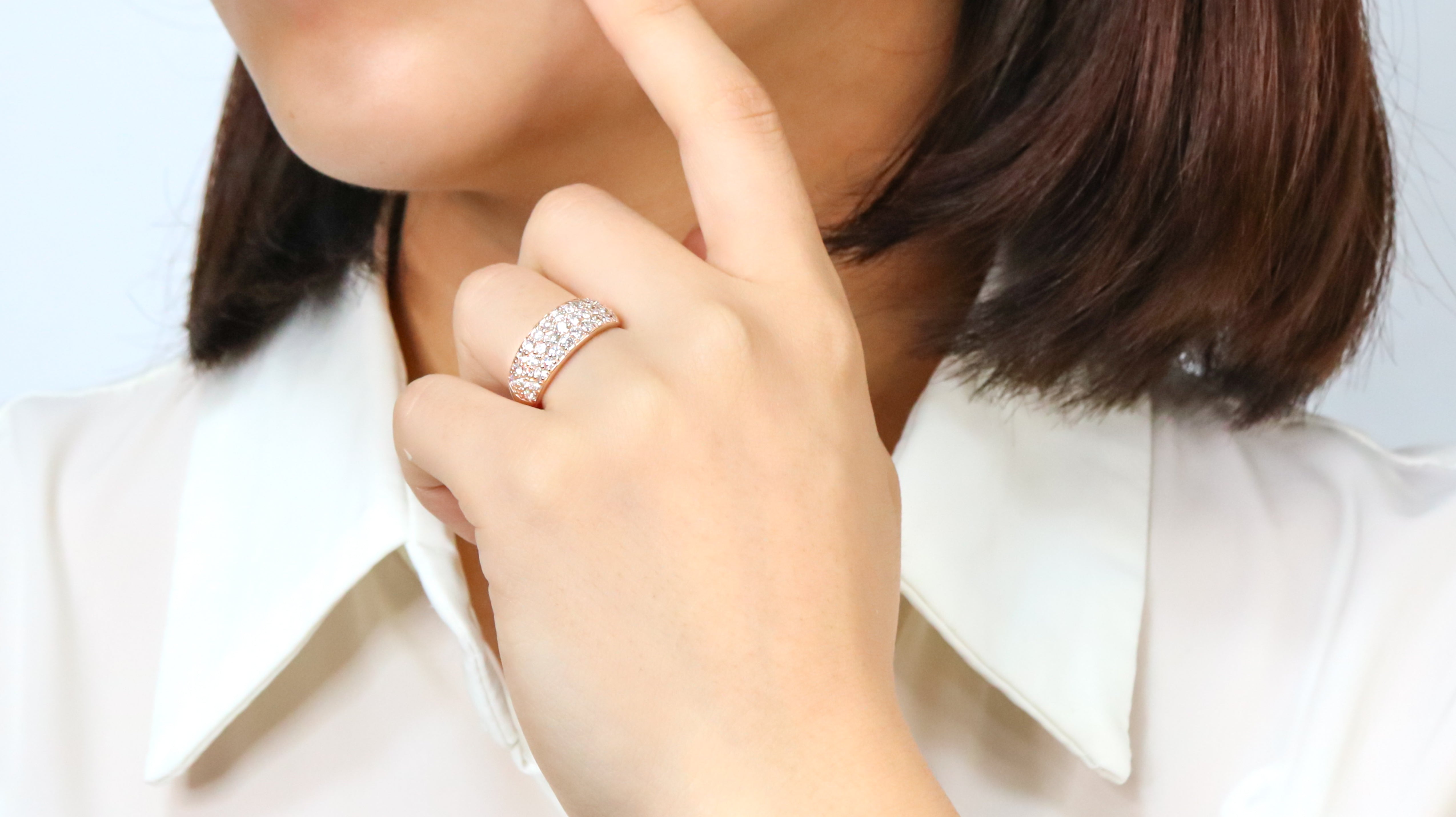 1 Ct Diamond-Studded Ring