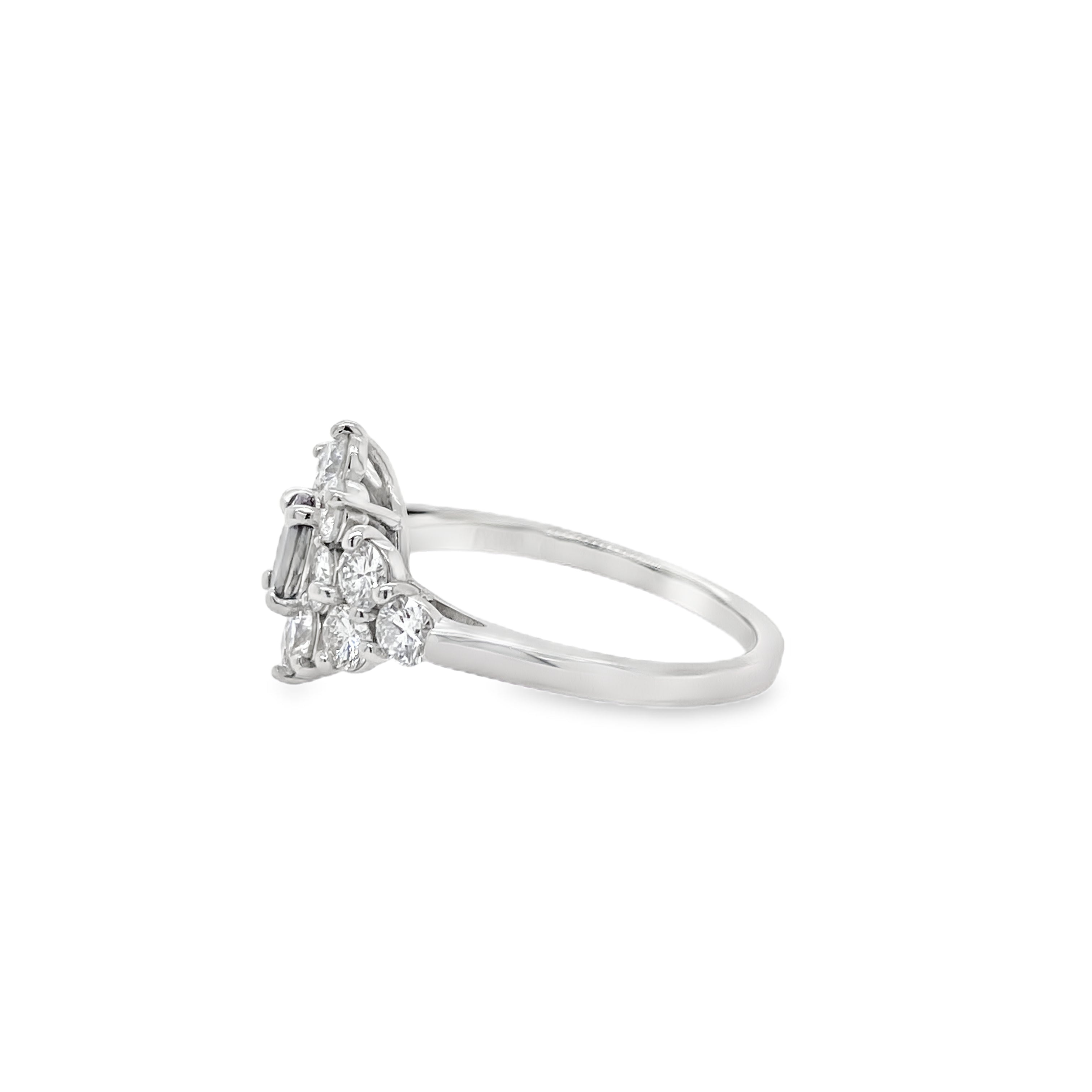 0.415ct Oval Brazil Alexandrite & Diamond Platinum Ring