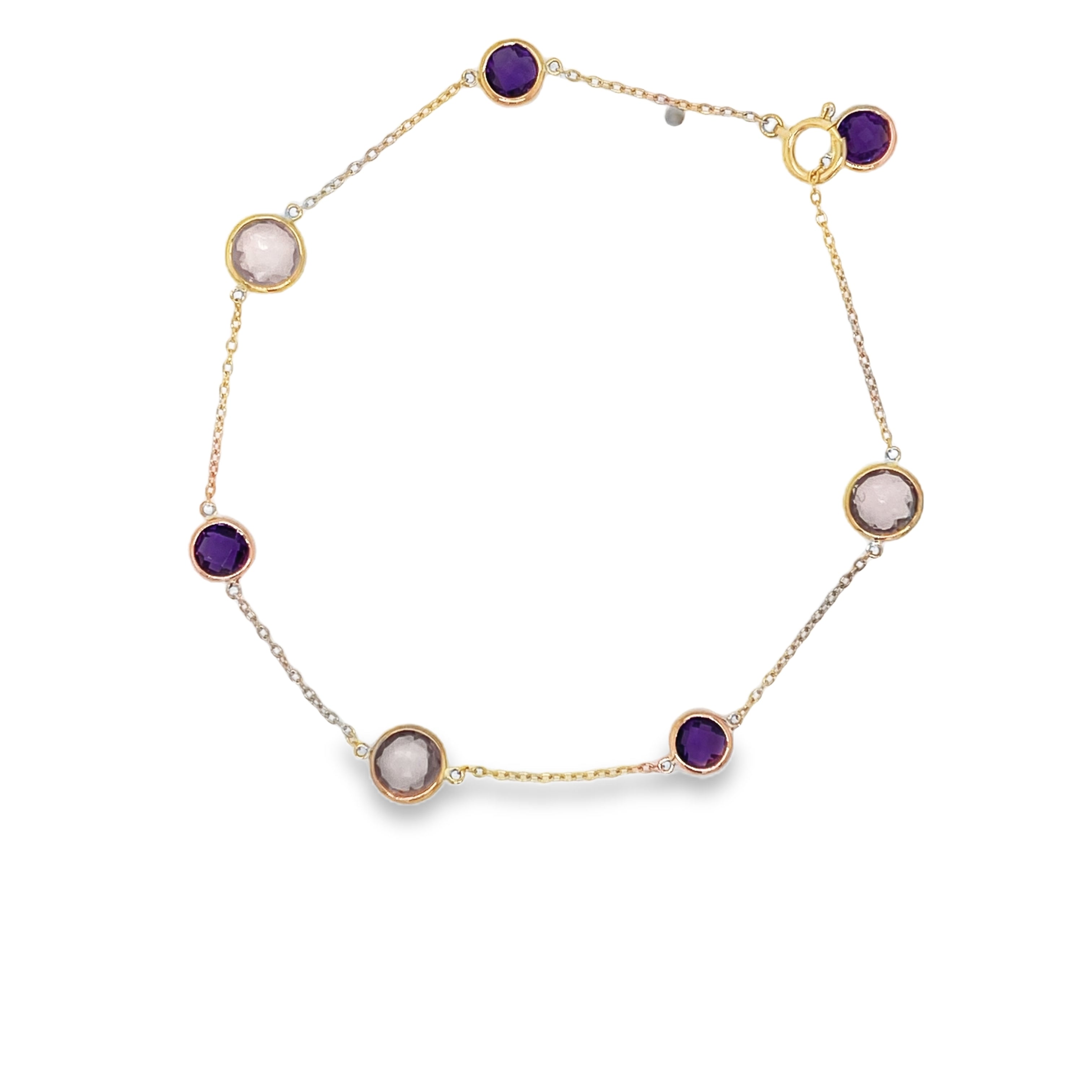 Lavendear Rose Quartz Bracelet