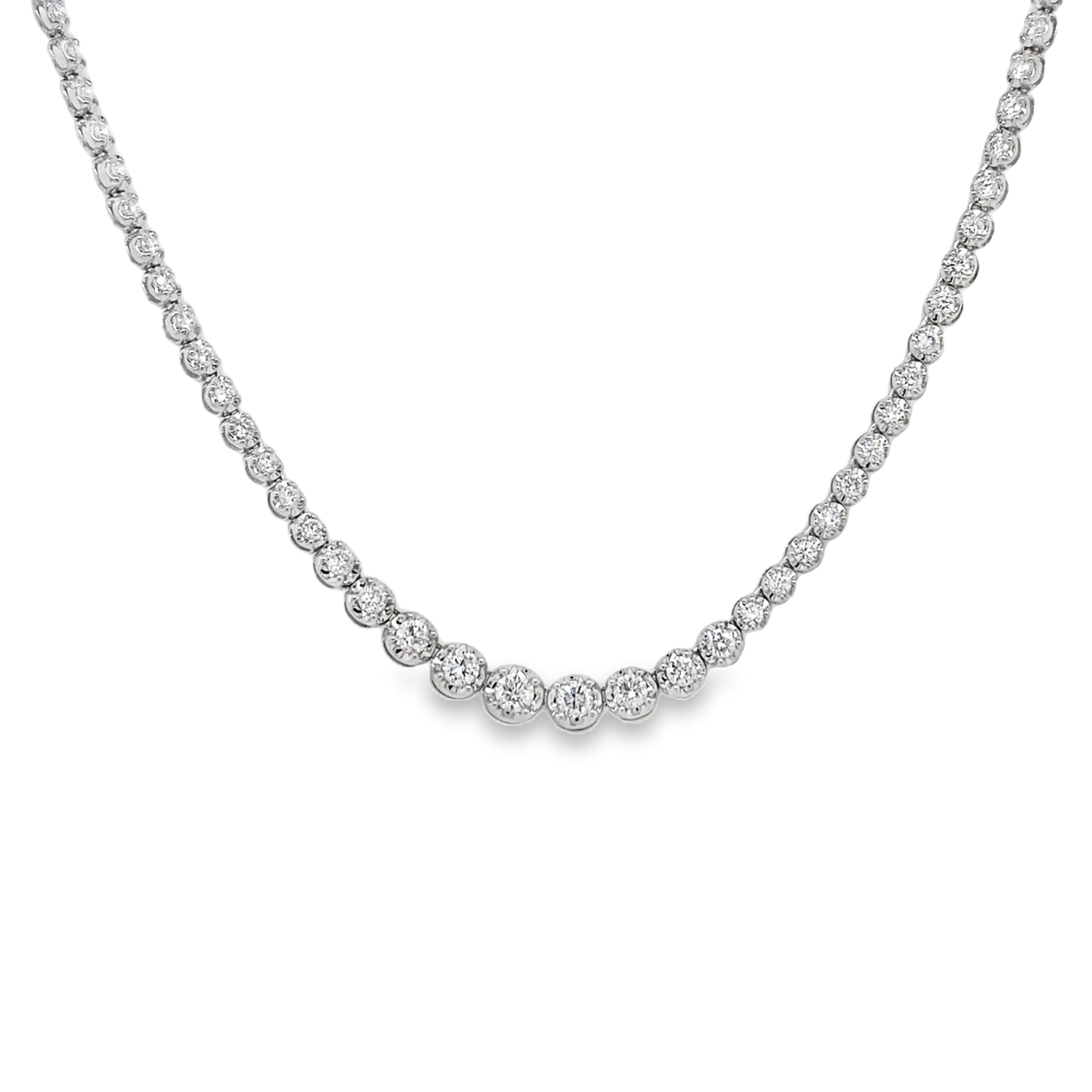 3ct Diamond Tennis Necklace