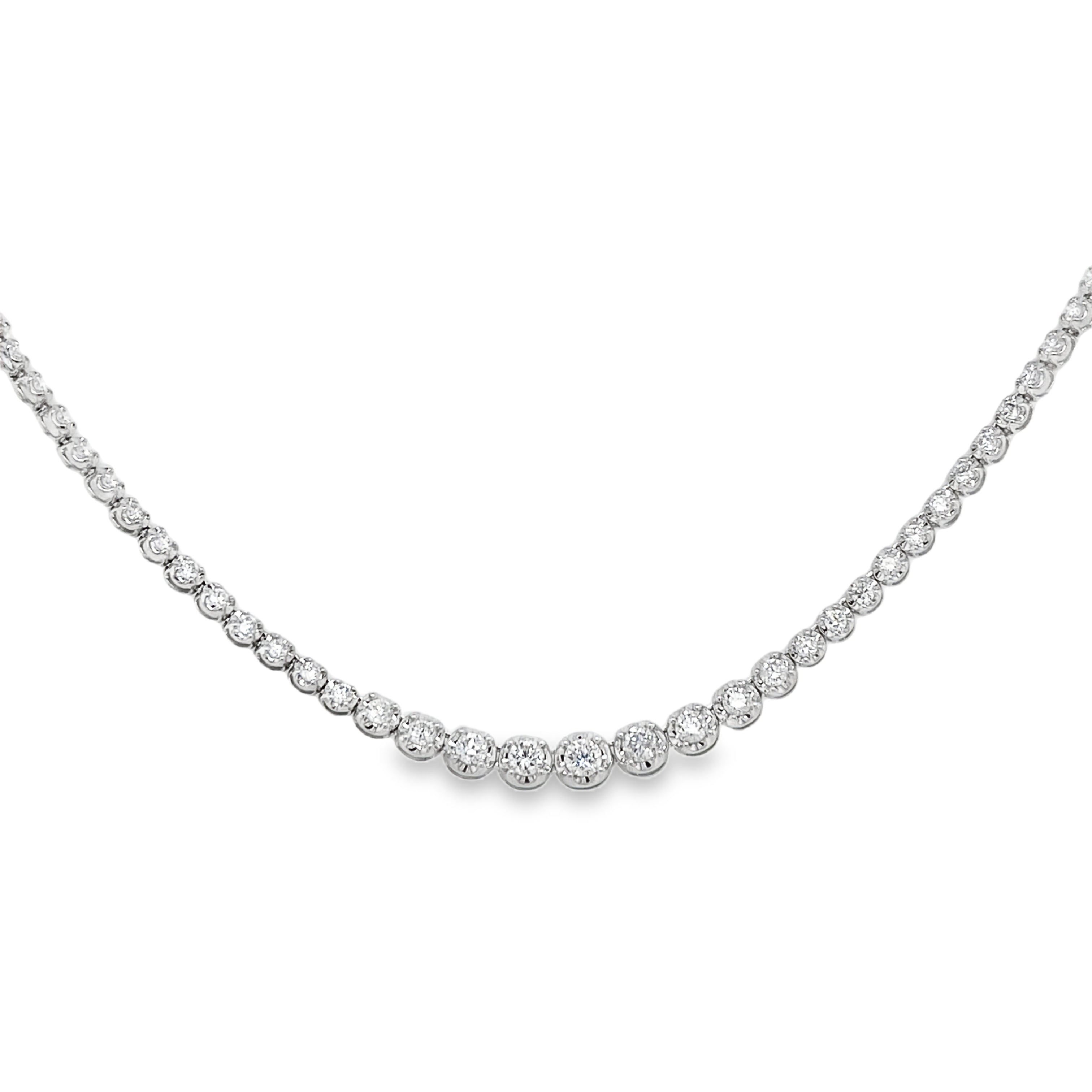 3ct Diamond Tennis Necklace
