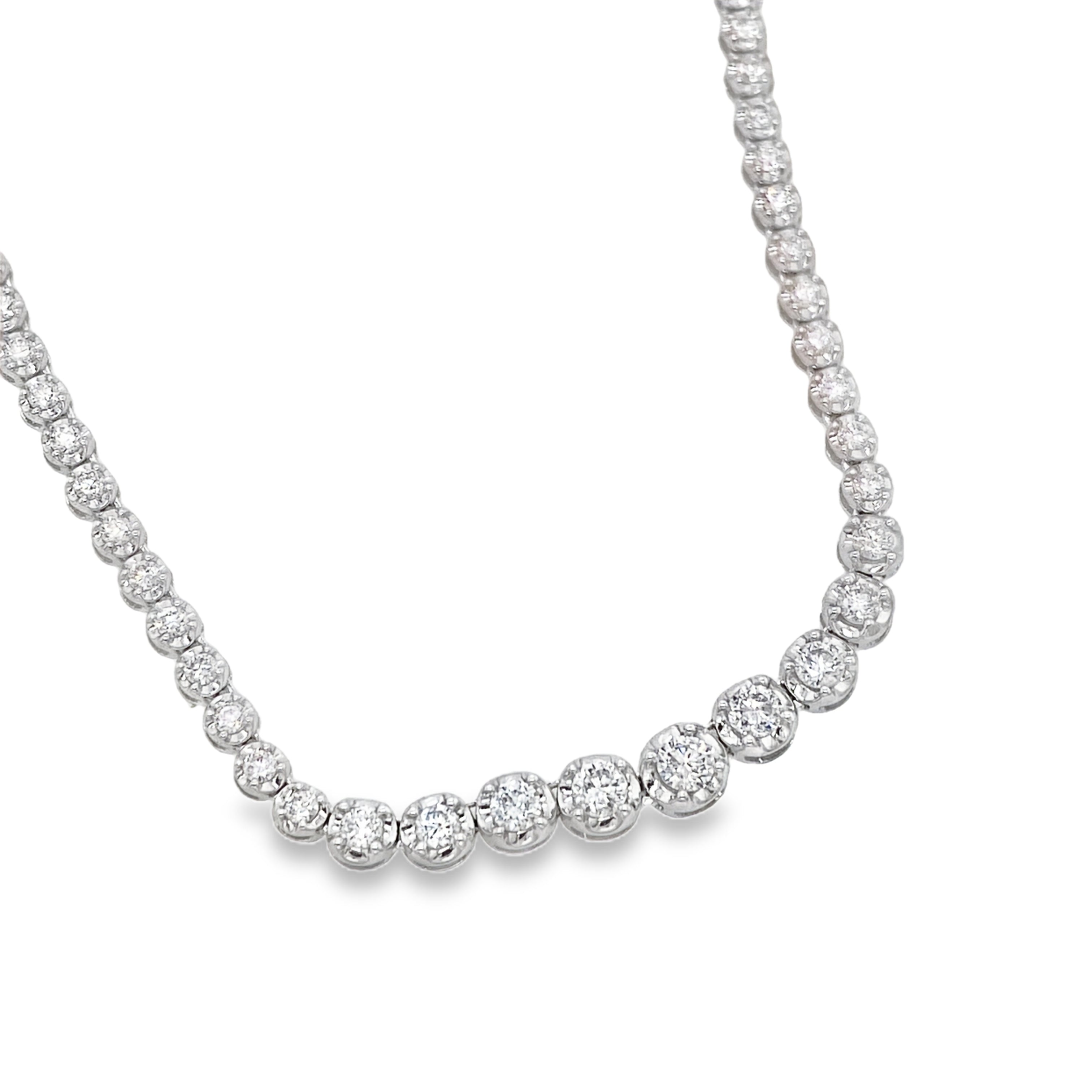 3ct Diamond Tennis Necklace