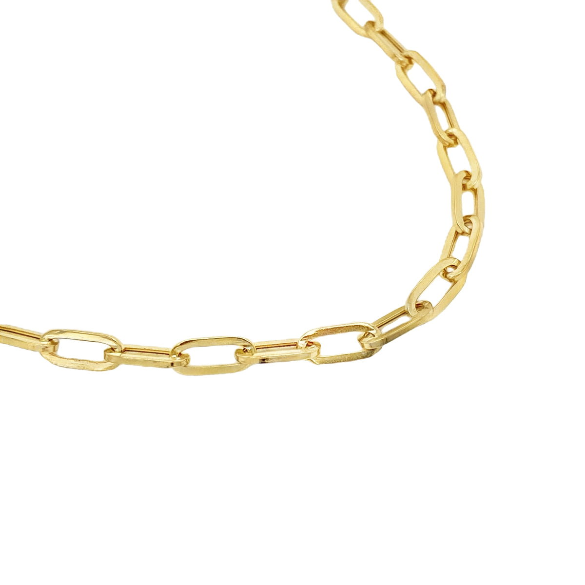Paperclip Boyfriend Chain 0.65-0.85mm Necklace