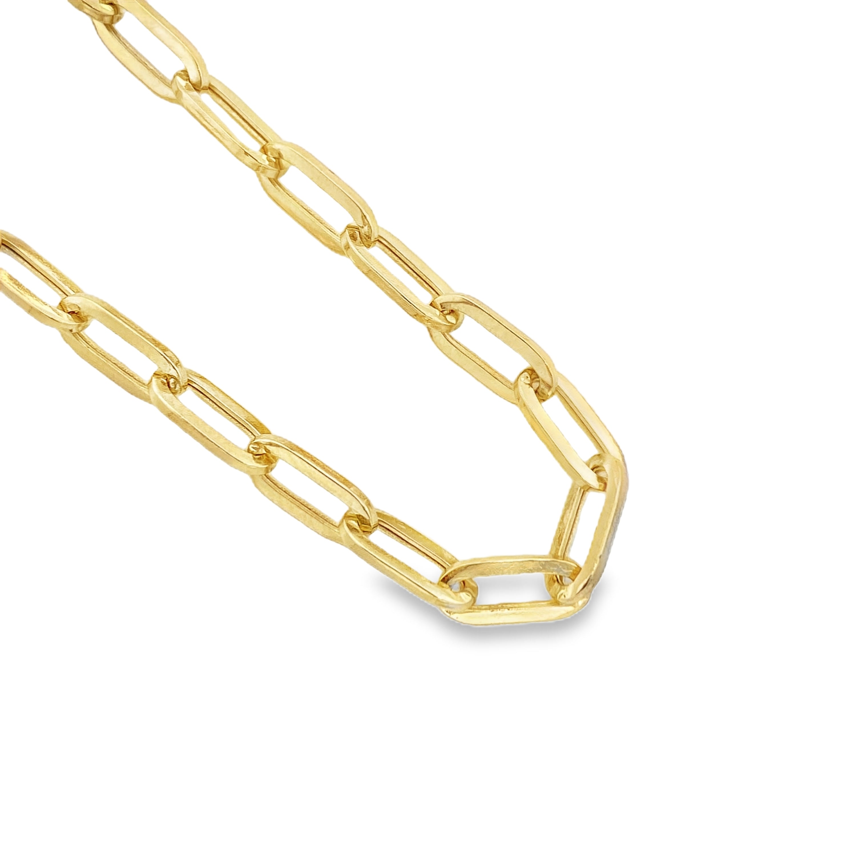 Paperclip Boyfriend Chain 0.65-0.85mm Necklace
