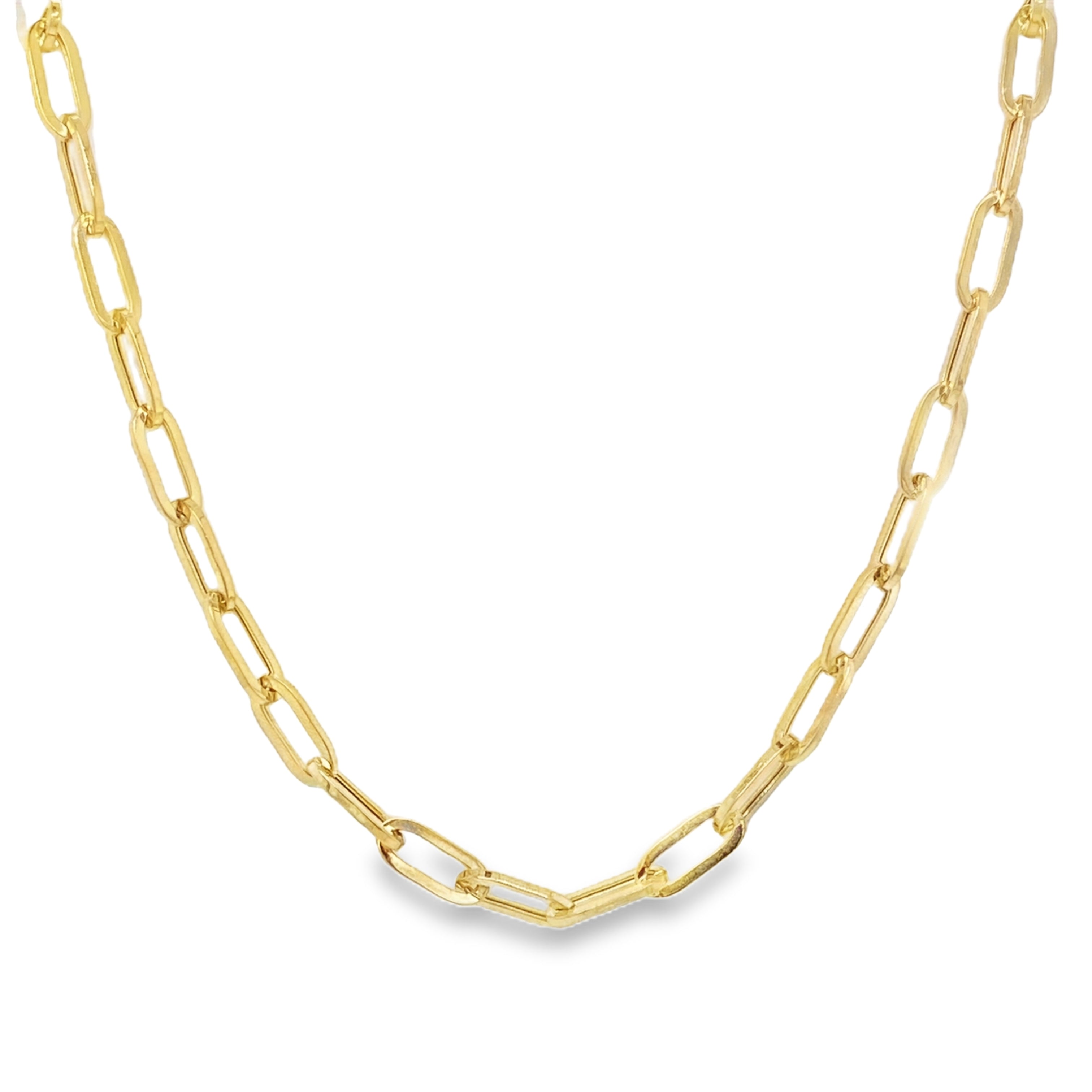 Paperclip Boyfriend Chain 1.05-1.25MM Necklace