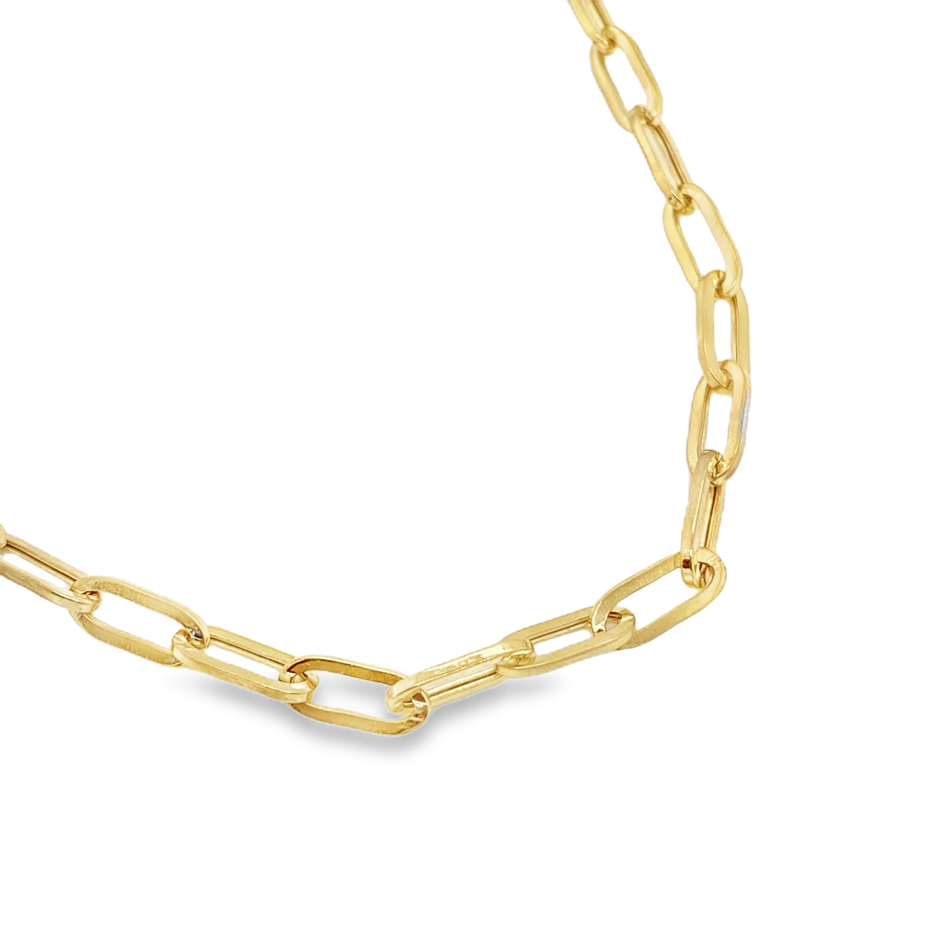 Paperclip Boyfriend Chain 1.05-1.25MM Necklace