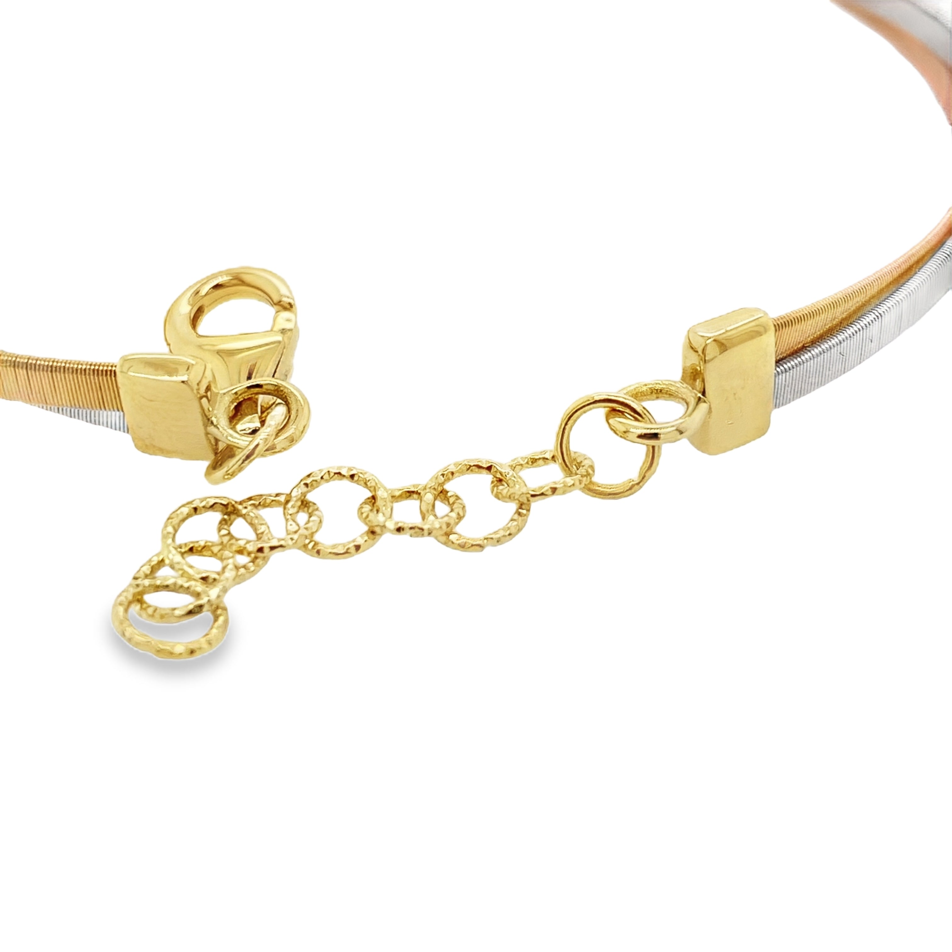 Brushed Metal Cushion-Shaped Diamond Bracelet