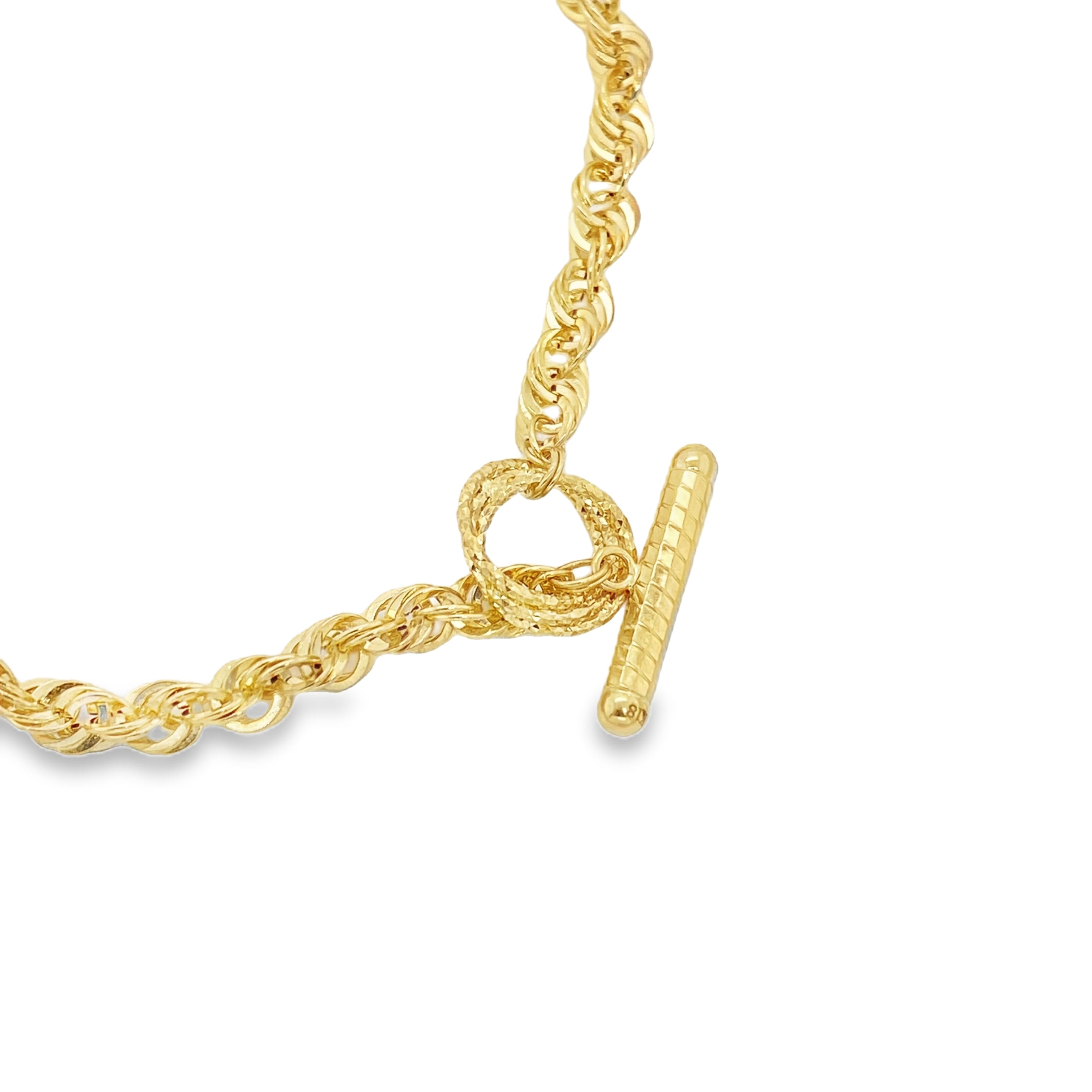 Rope Chain Bracelet with Pearls