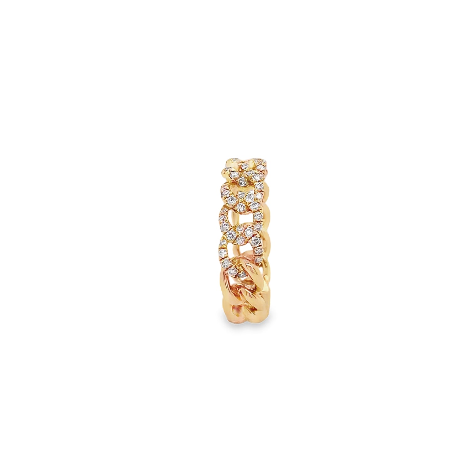 0.50ct Diamond Chain Link Ring