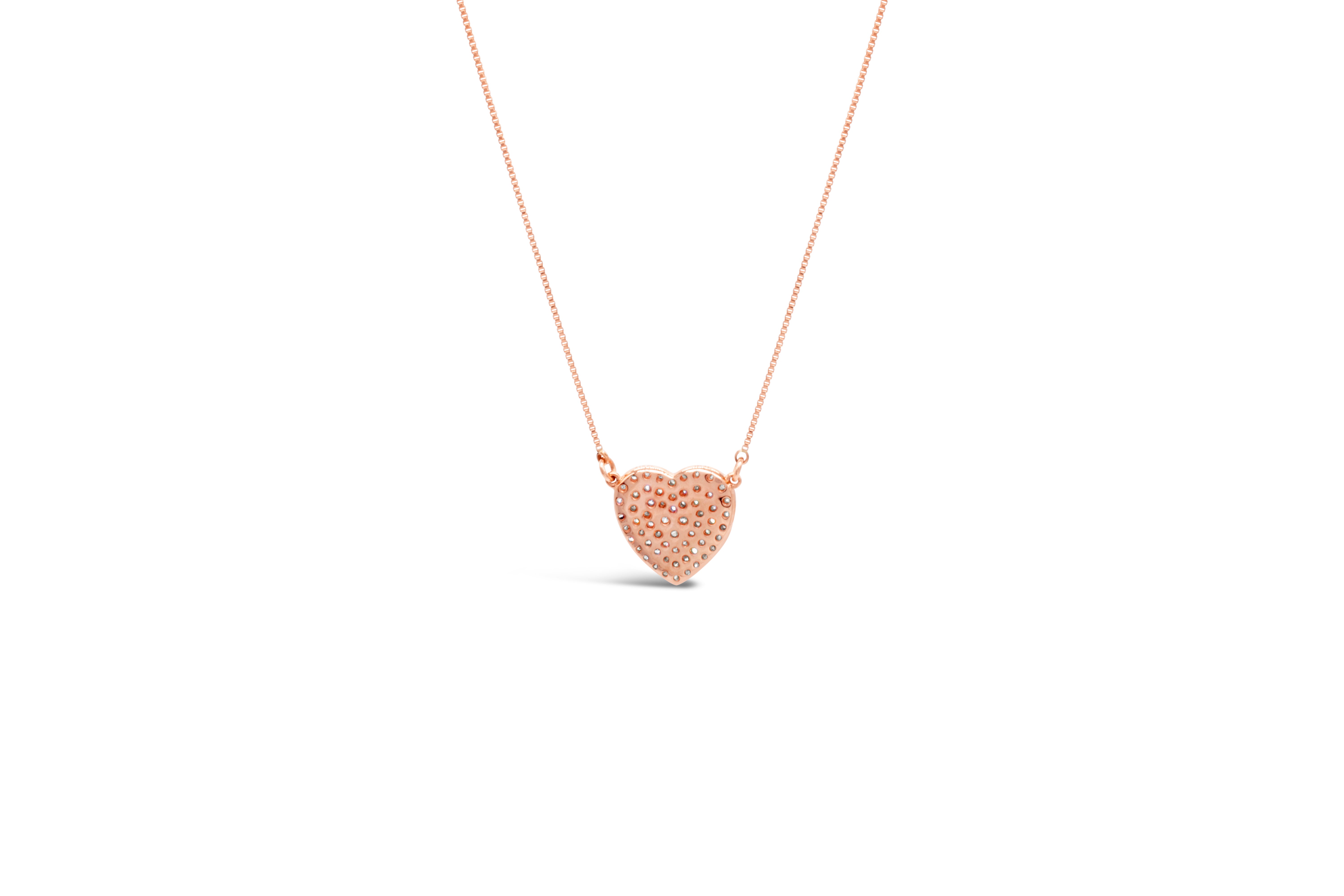 Heart-Shaped Diamond Pendant