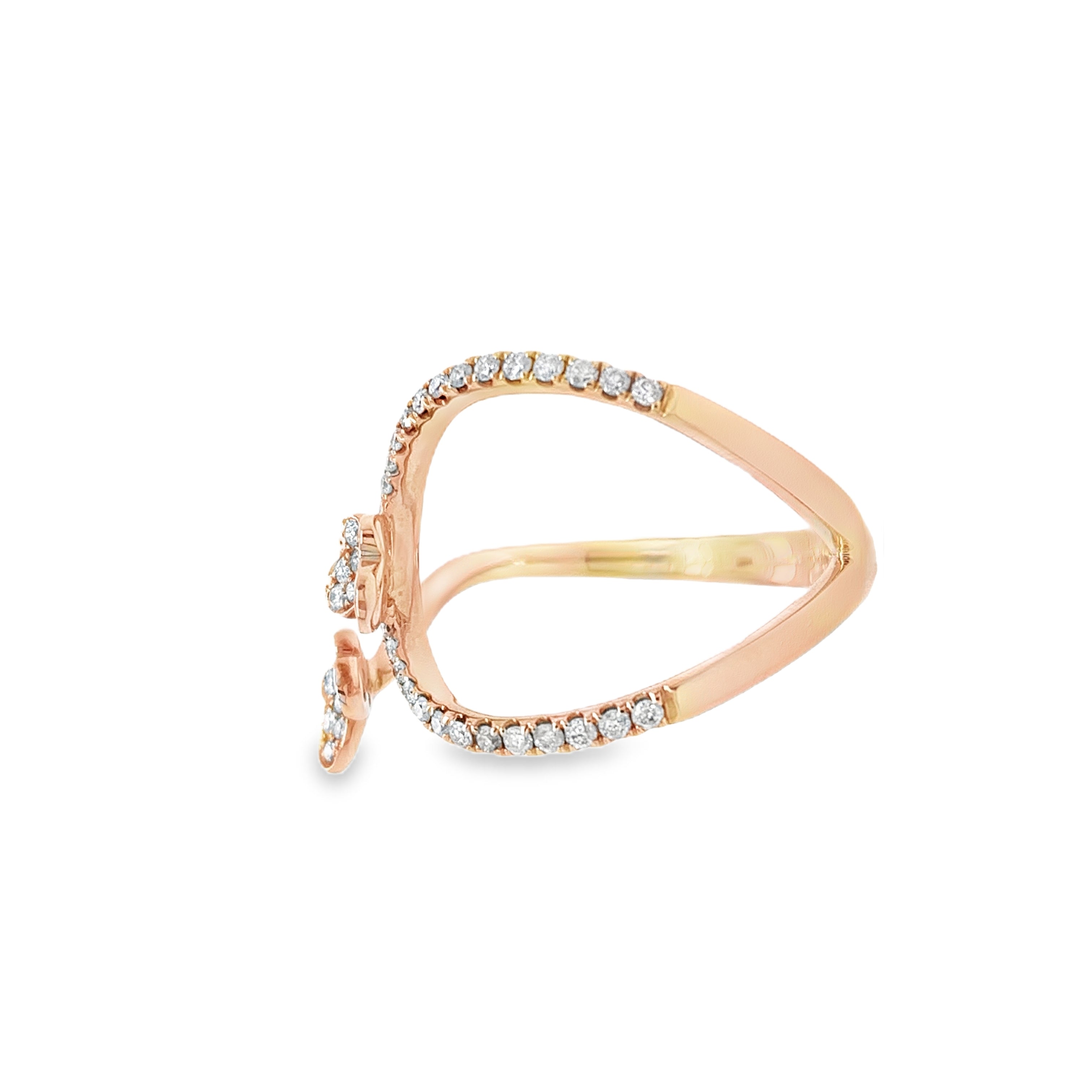 Butterfly Diamond Open Ring