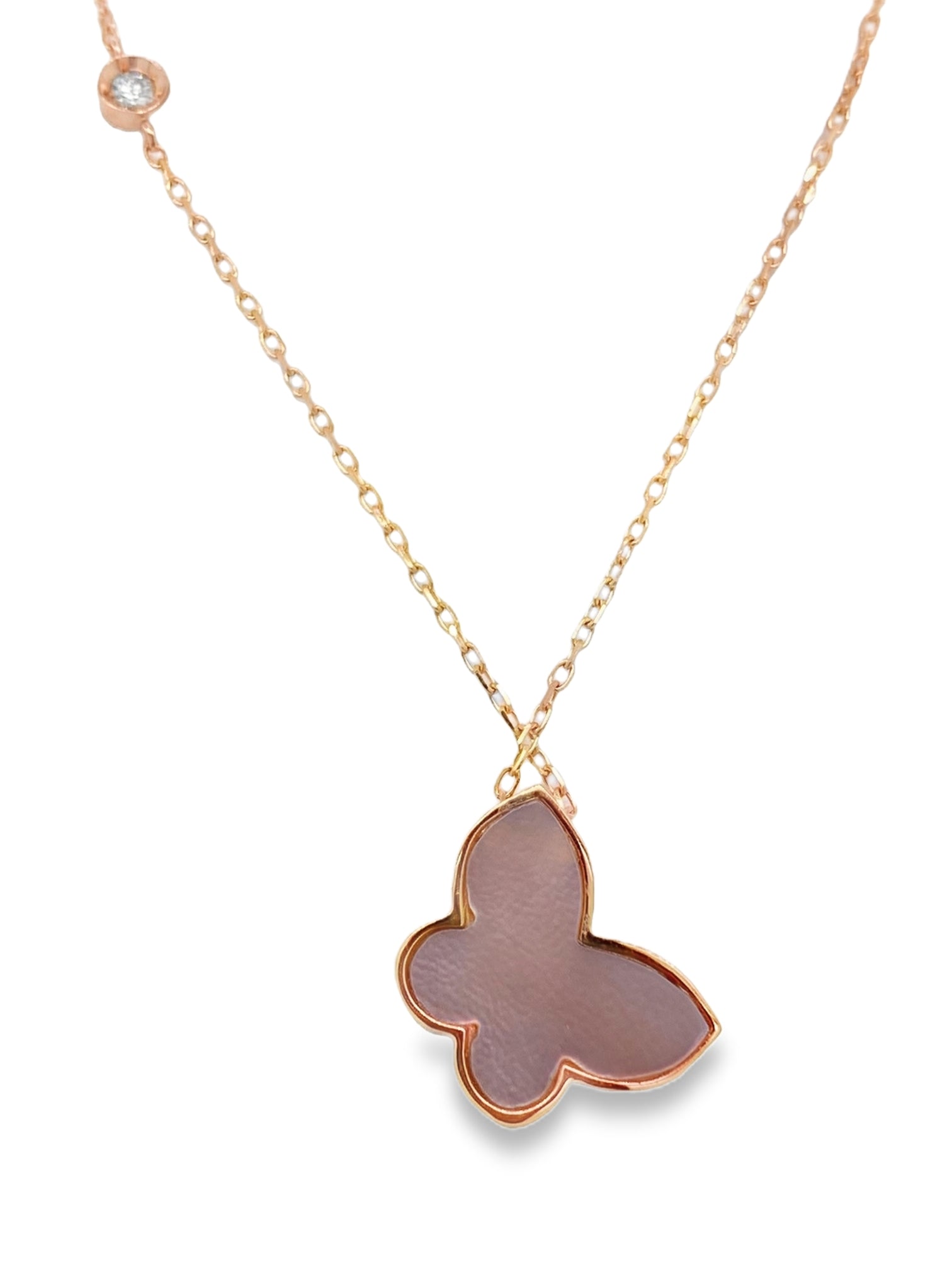Elegant Butterfly Pendant Necklace