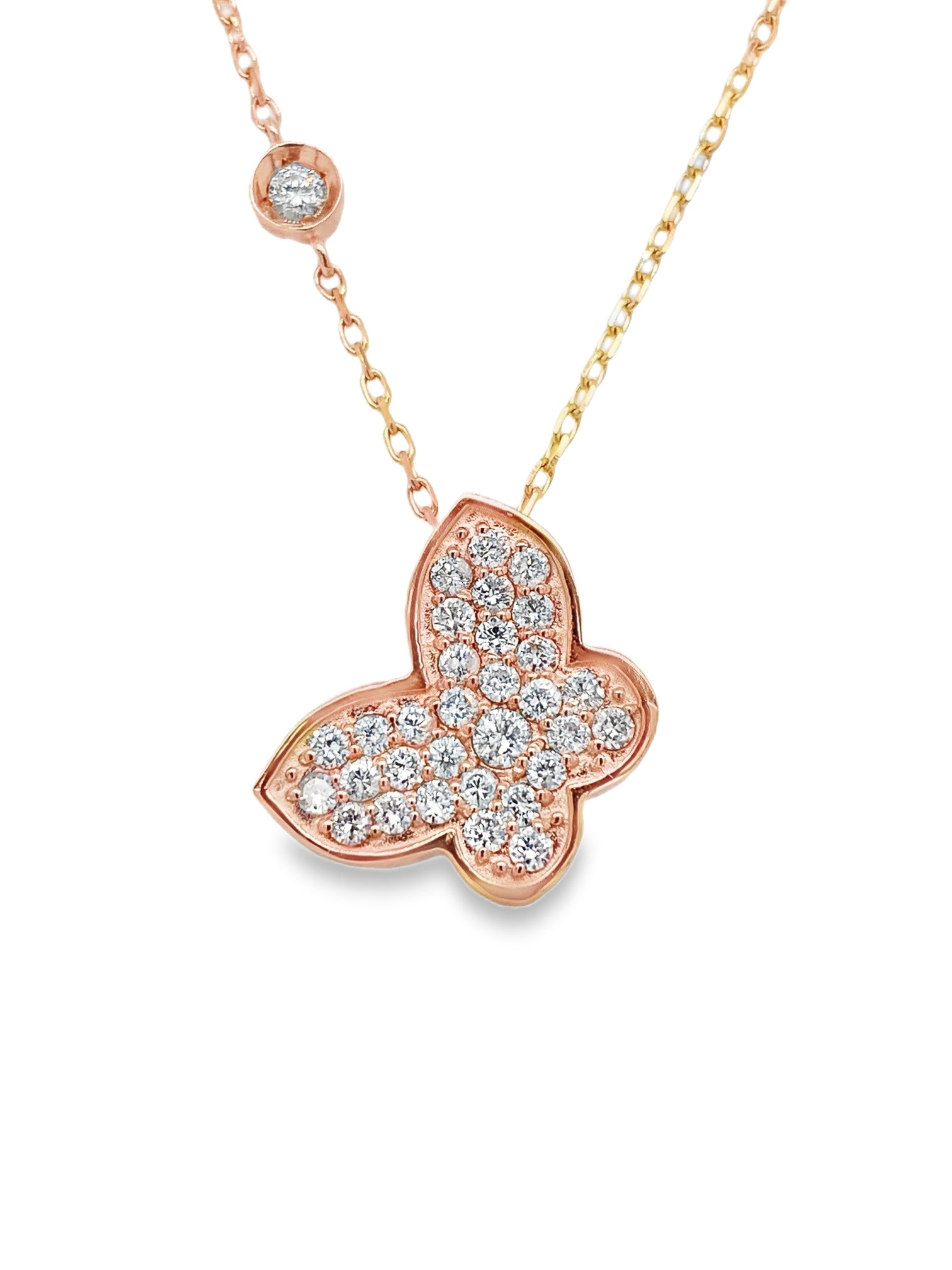 Elegant Butterfly Pendant Necklace
