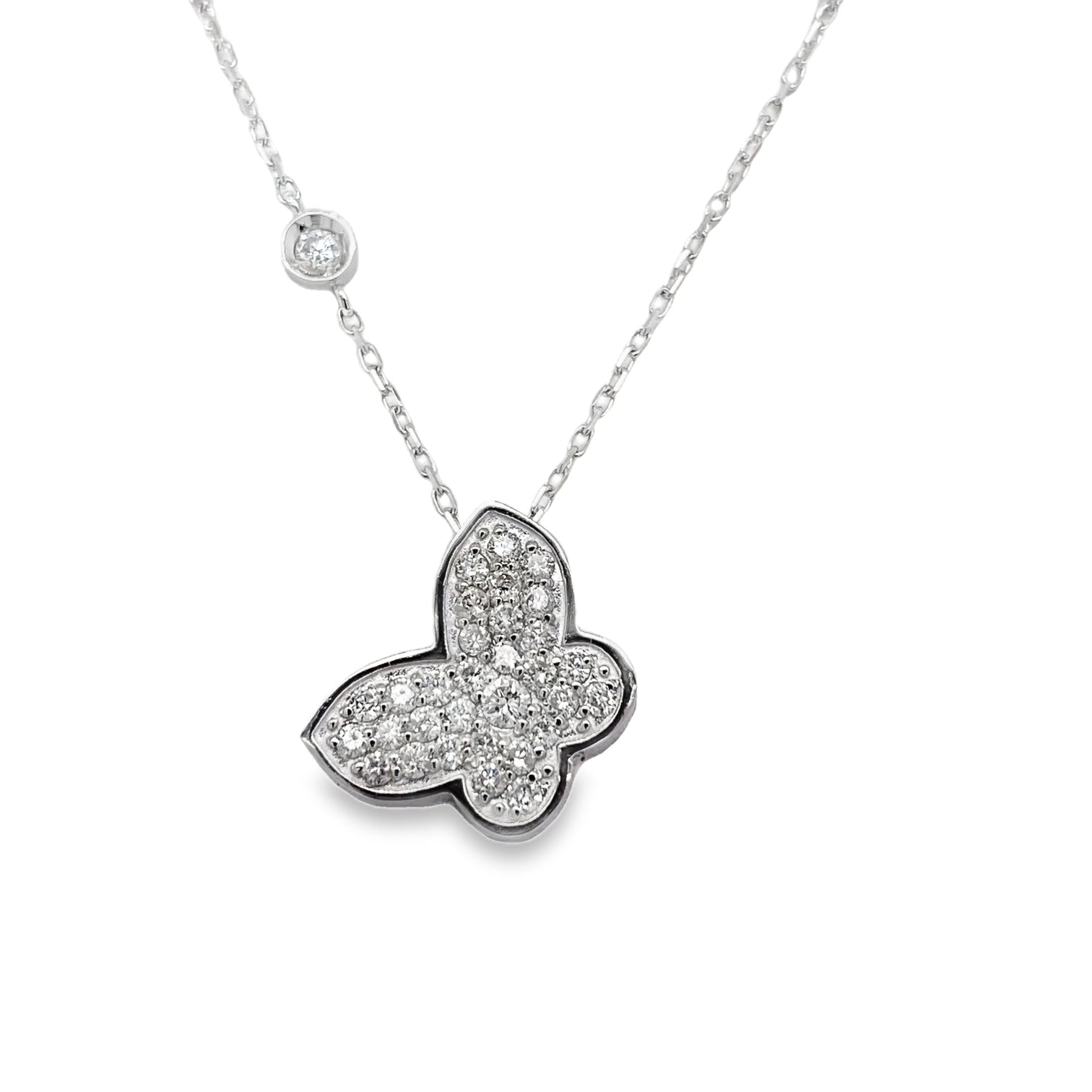 Elegant Butterfly Pendant Necklace