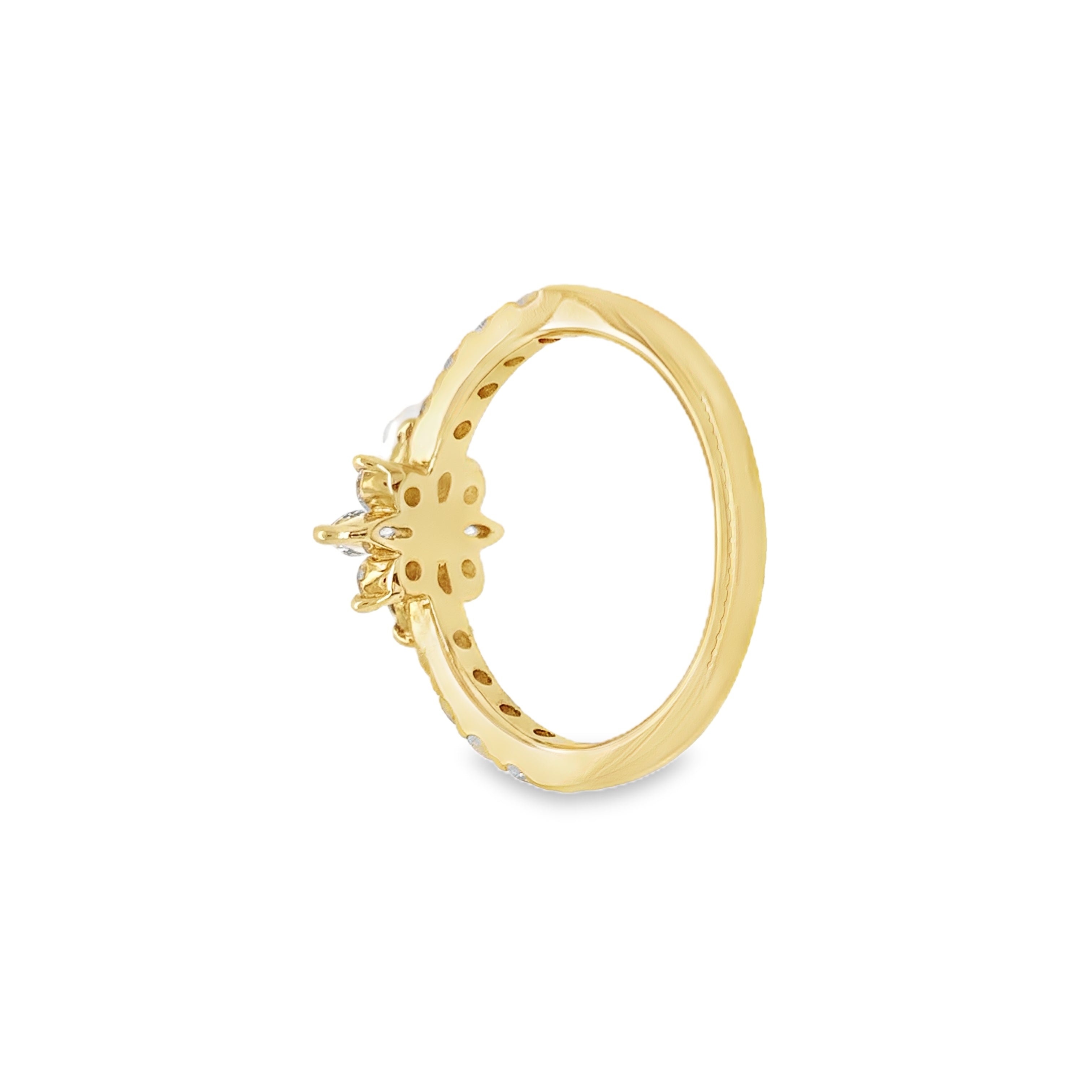 Floral Diamond Ring