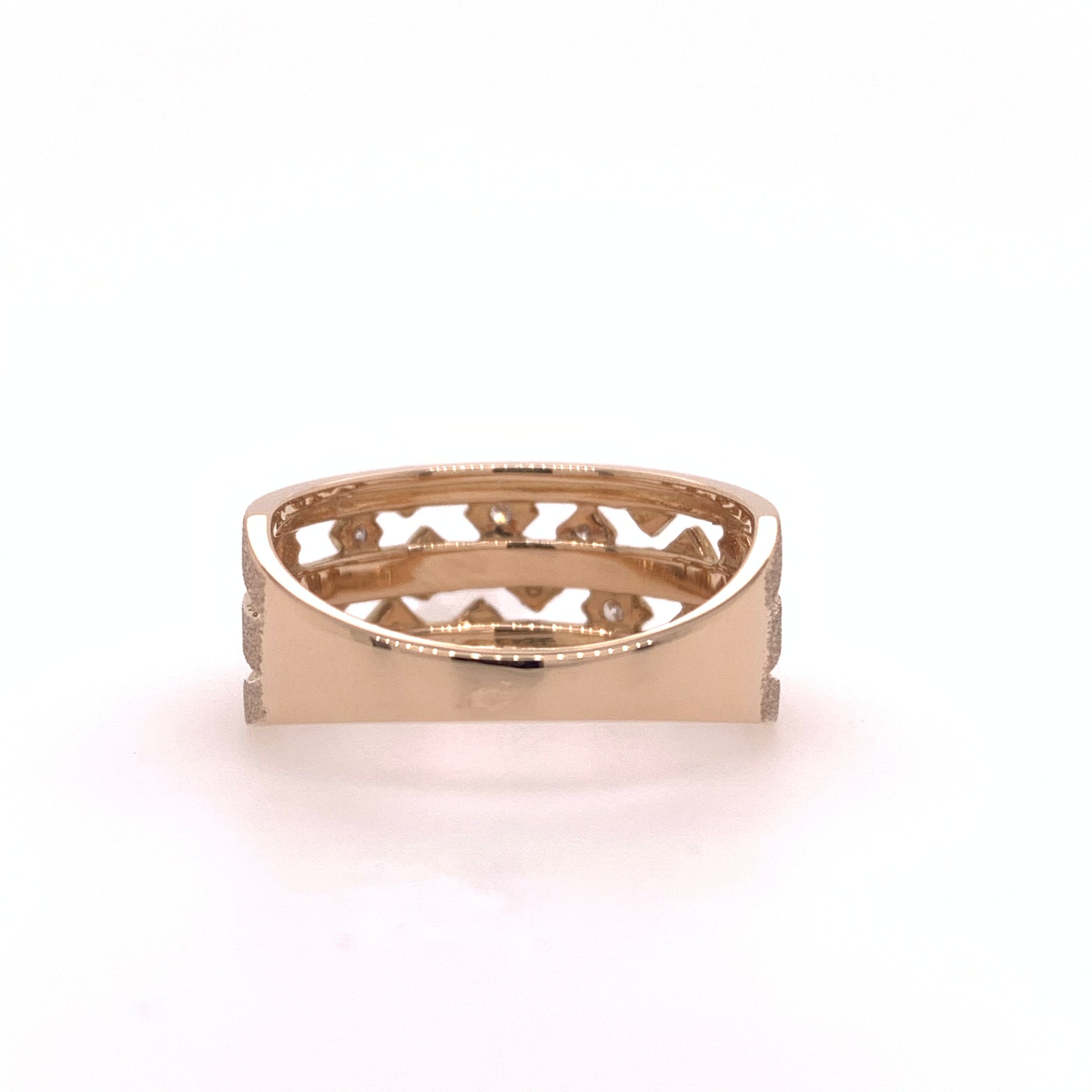Geometric Diamond Ring