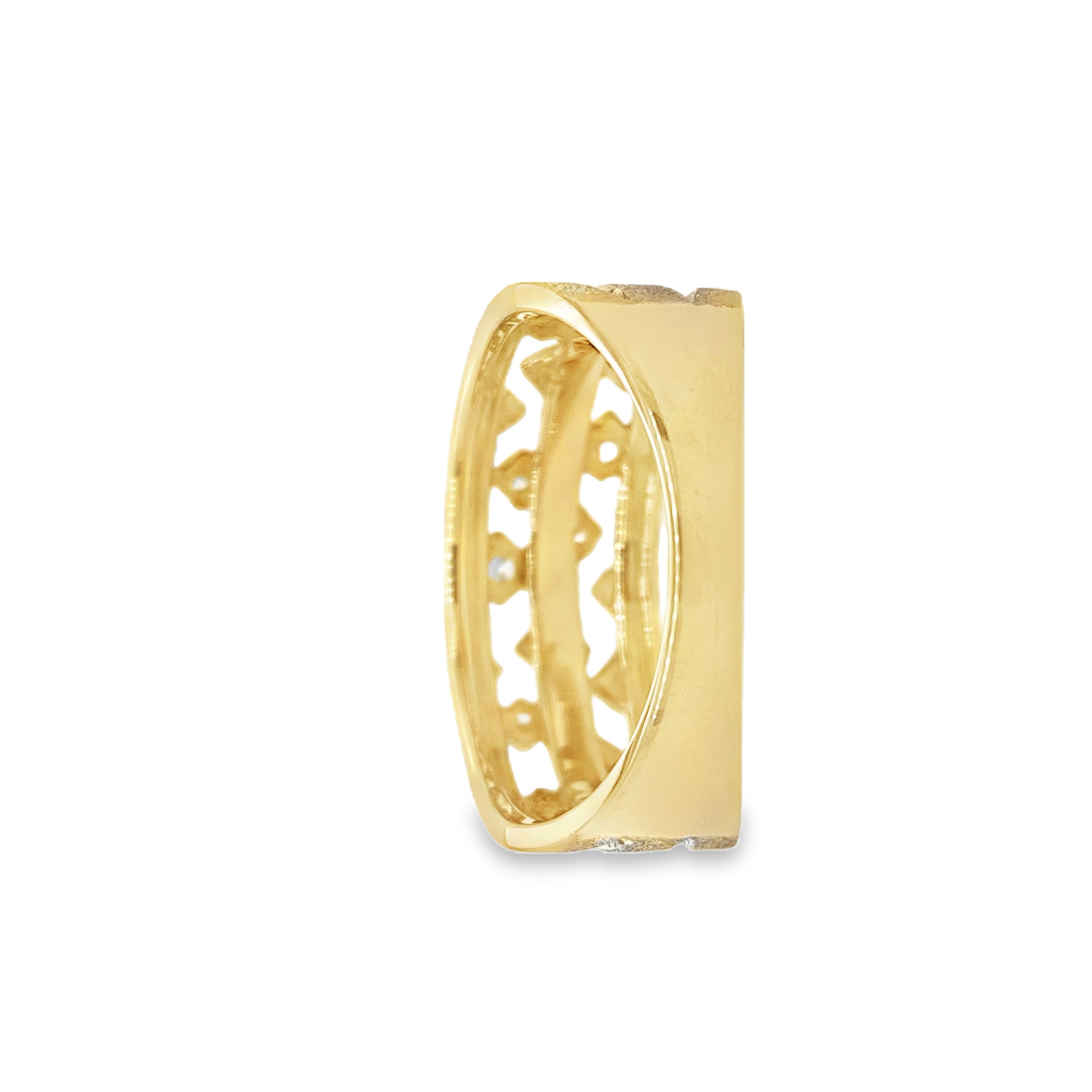Geometric Diamond Ring